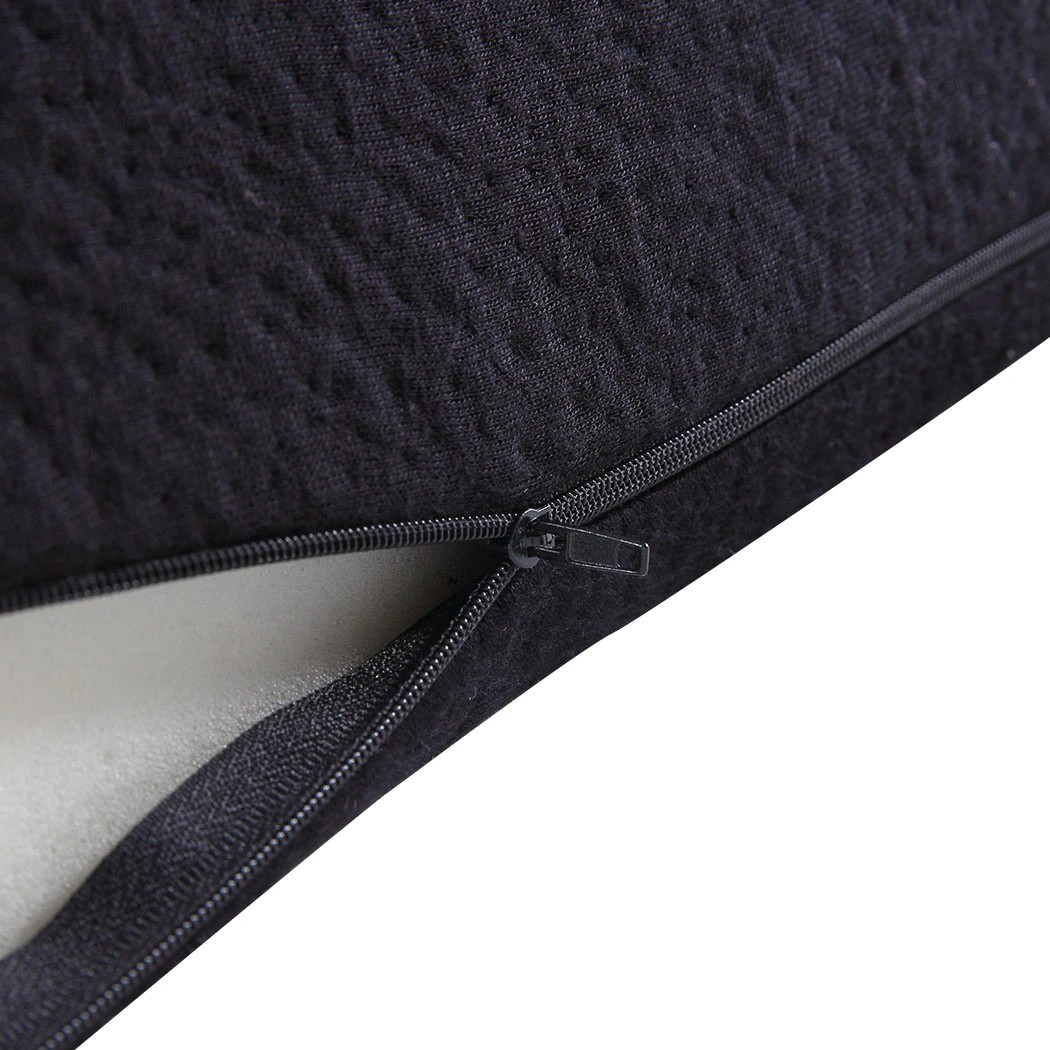 4 Dreamz Cool Gel Memory Foam Bed Wedge Pillow Cushion Neck Back Support Sleep With Cover x2, 4 of 10