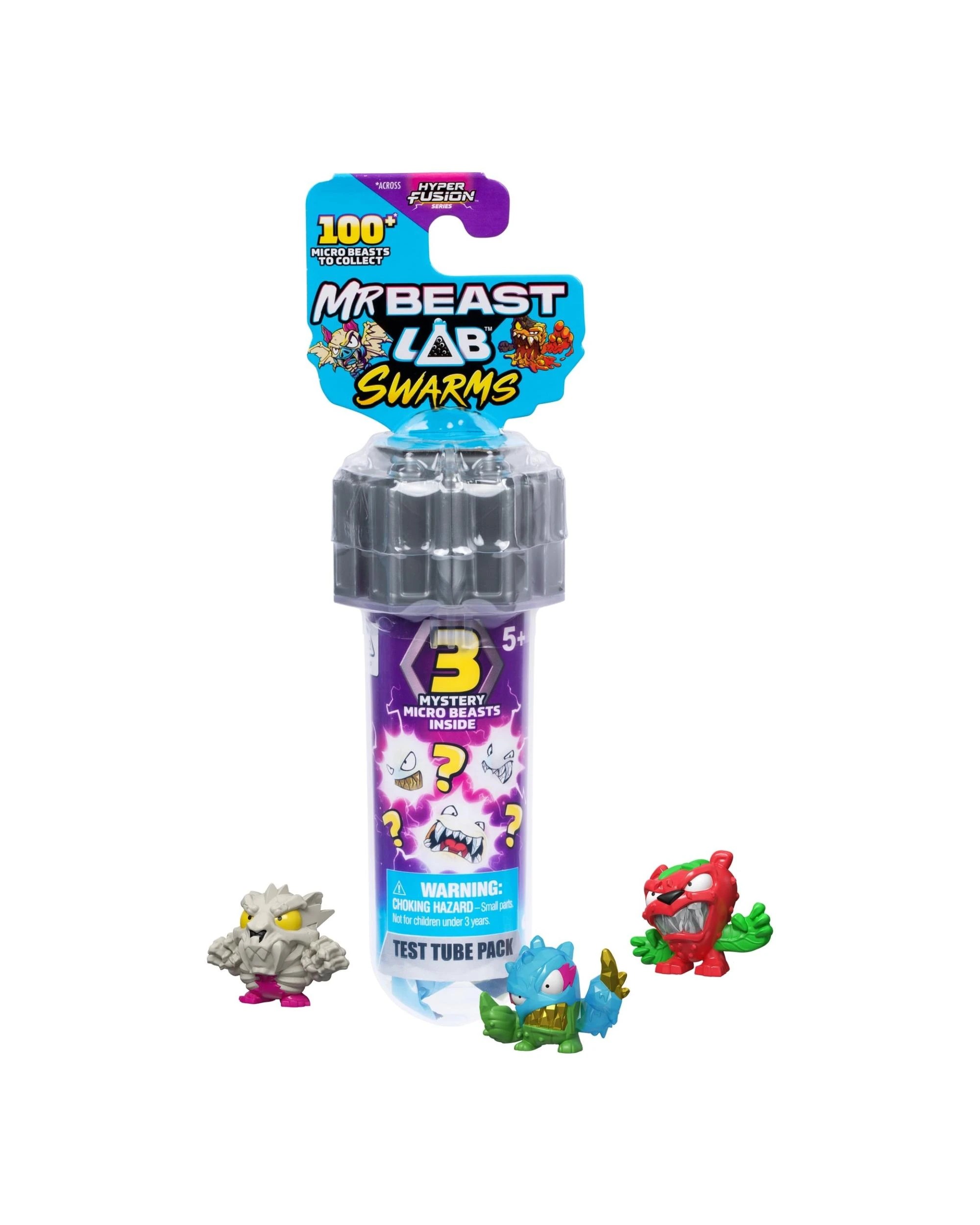 1 Mr Beast Lab Swarms Hyper Fusion Series Test Tube 3 Pack Blind Capsule, 1 of 7