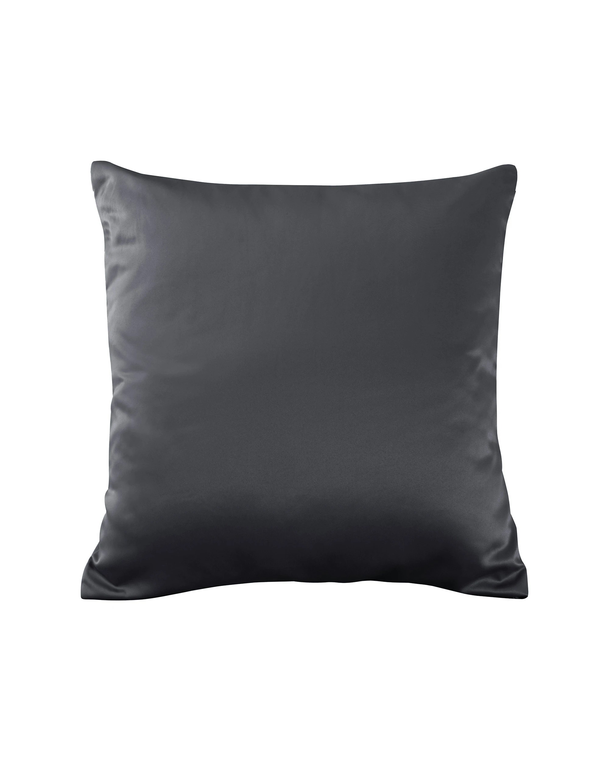 3 Dreamaker Matte Satin Euro Pillowcase - Charcoal, 3 of 5