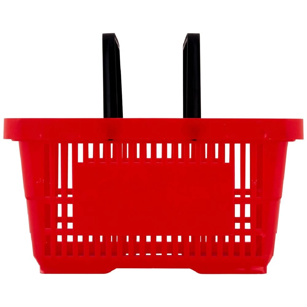 1 Meto Shopping Basket with Red and Black Handles 5 Pack, 1 of 2