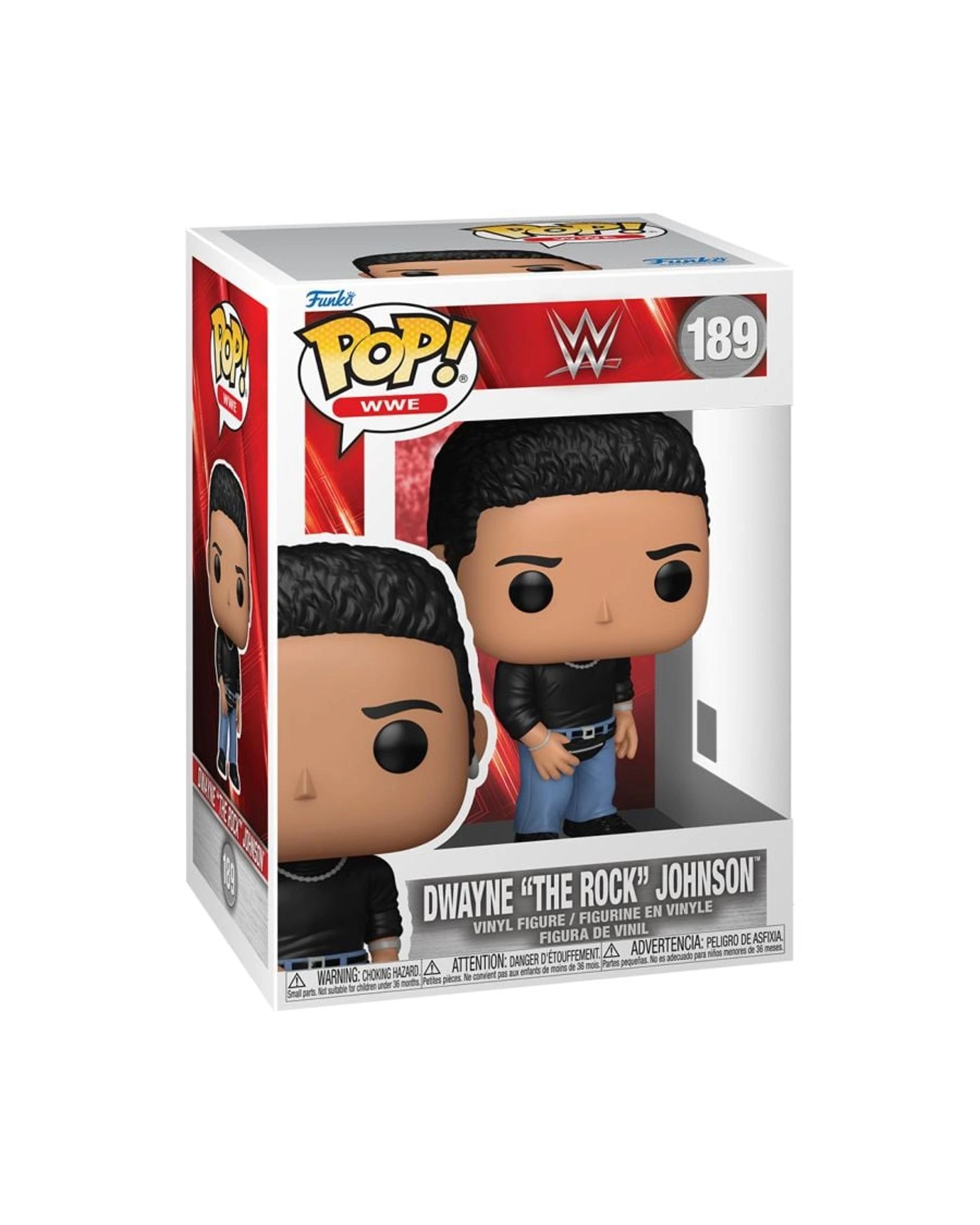 3 WWE Dwayne The Rock Johnson - Turtleneck -  Funko POP! Vinyl, 3 of 3