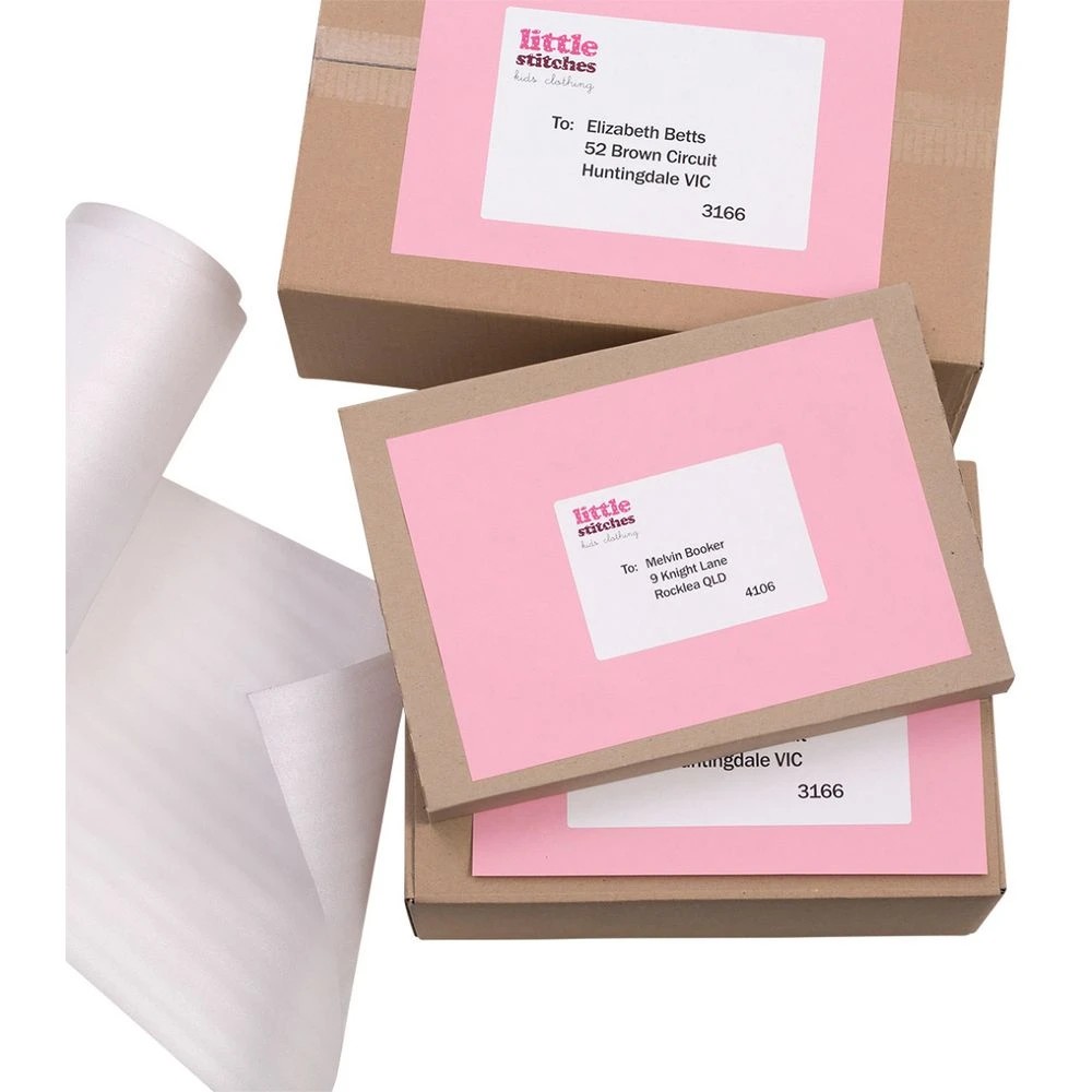 6 Avery Premium White Shipping Labels AveryEco A6 1UP 25 Sheets, 6 of 8