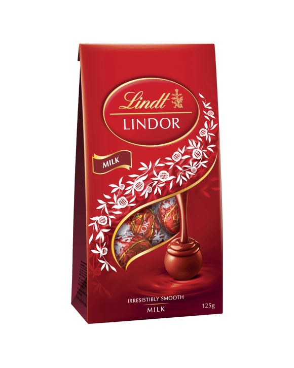 Lindt LINDOR Milk Chocolate Bag 125g