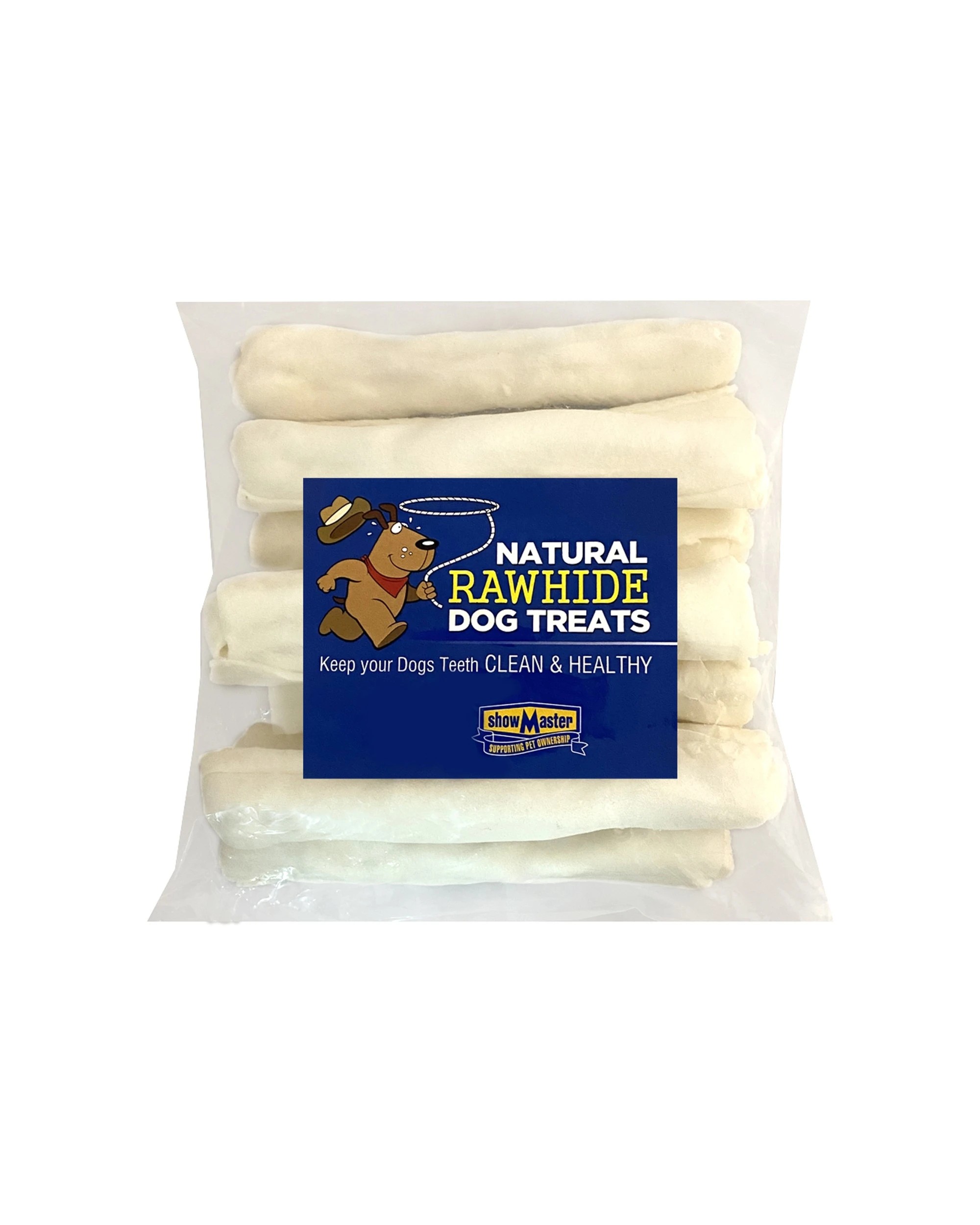 1 Natural Rawhide Dog Treats Large Plain Retrievers 10 Pack - Plain, 1 of 1