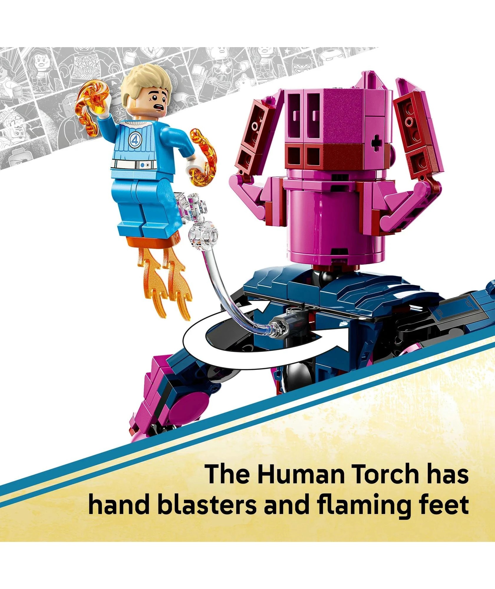 4 LEGO® Super Heroes Mavel Fantastic Four vs. Galactus Construction Figure 76316 - Multi, 4 of 10