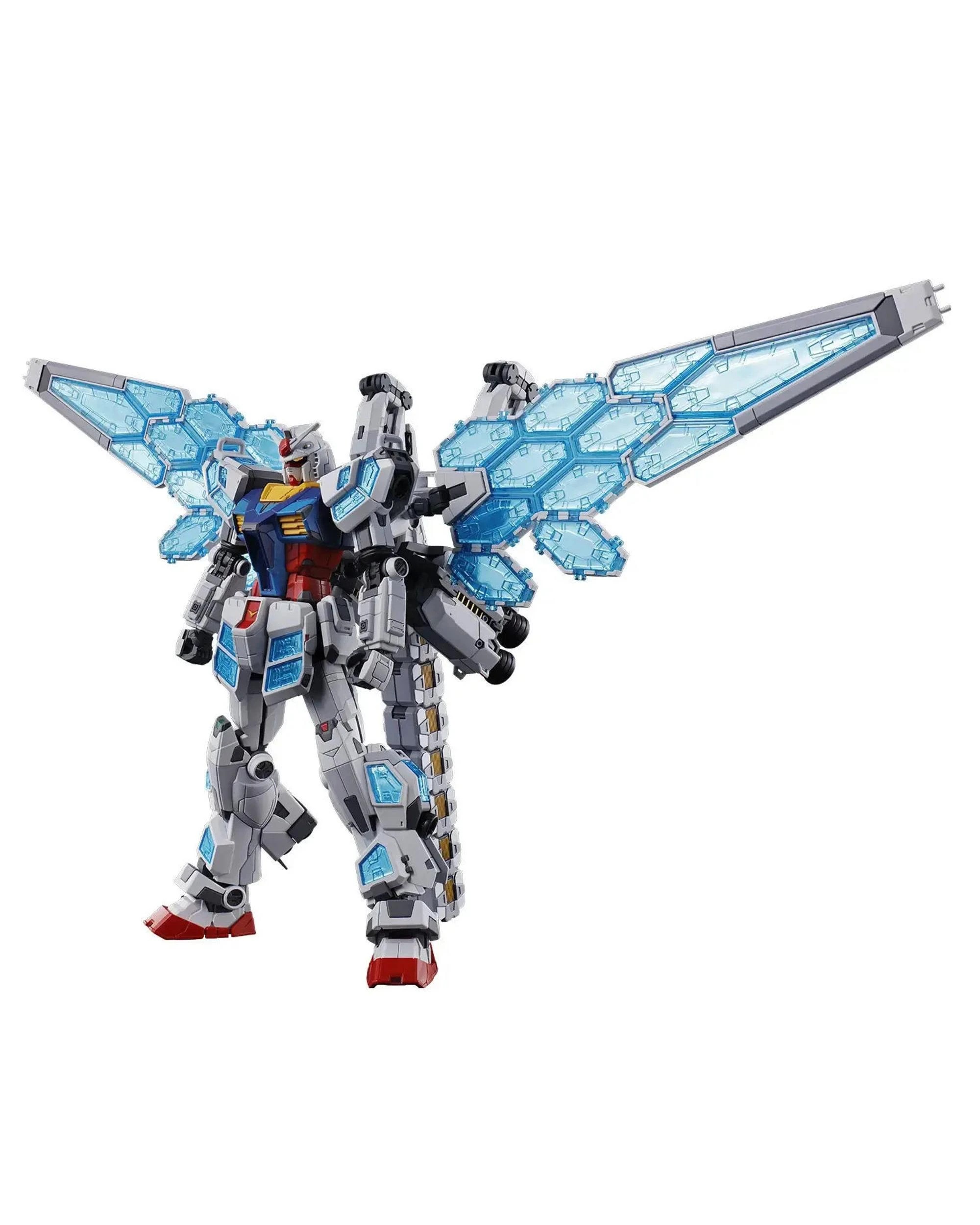 2 Bandai Gundam RX-78F00/E Gundam - EX-001 G.L.R.S.S. Feather Unit Chemical Recycle Ver. -  1/144 Scale Model Kit, 2 of 8
