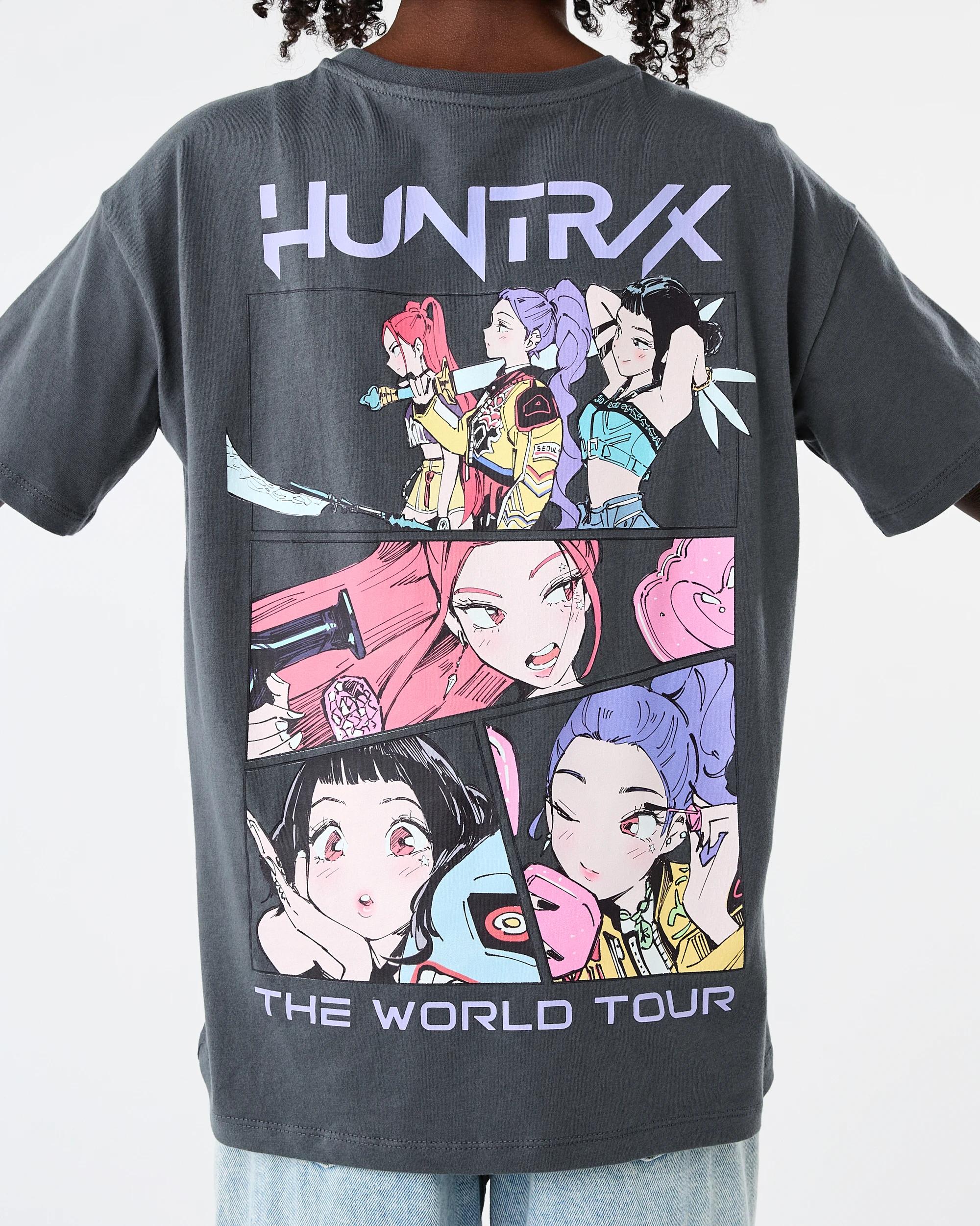 6 KPop Demon Hunters License Oversized T-shirt Grey Dh, 6 of 8