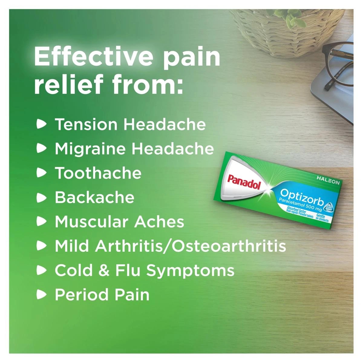 7 16 Pack Panadol Optizorb Paracetamol 500mg, 7 of 10