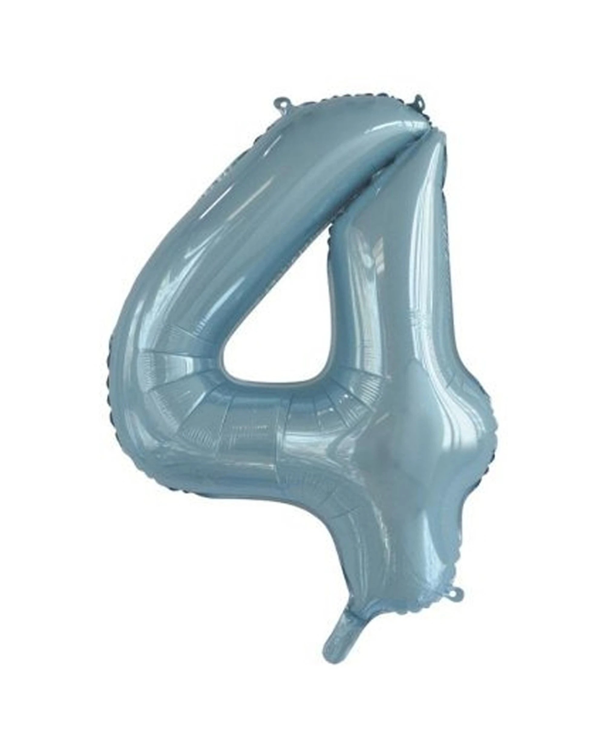 1 Alpen Decrotex Foil Balloon Number 4 Party Decoration 34 Inches Light - Blue, 1 of 1