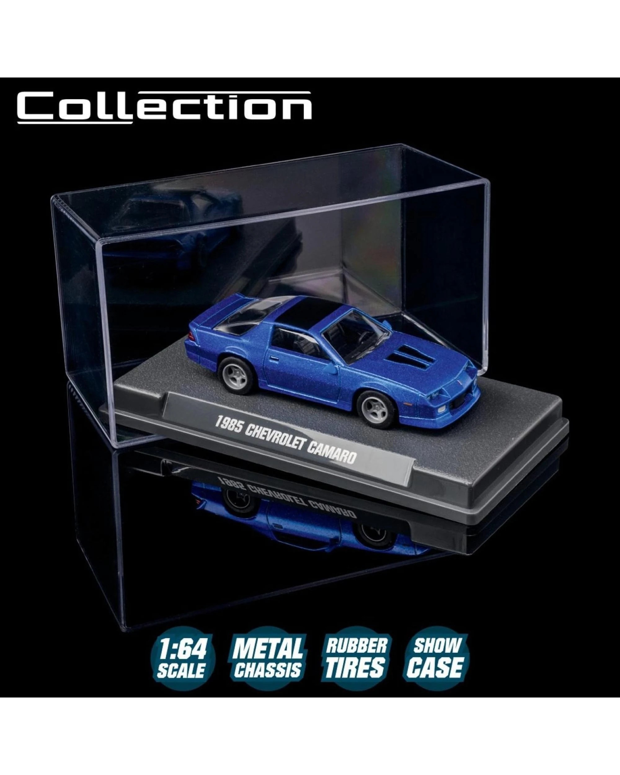 4 Majorette Collection Series 1985 Chevrolet Chevy Camaro Diecast Vehicle - Blue, 4 of 4