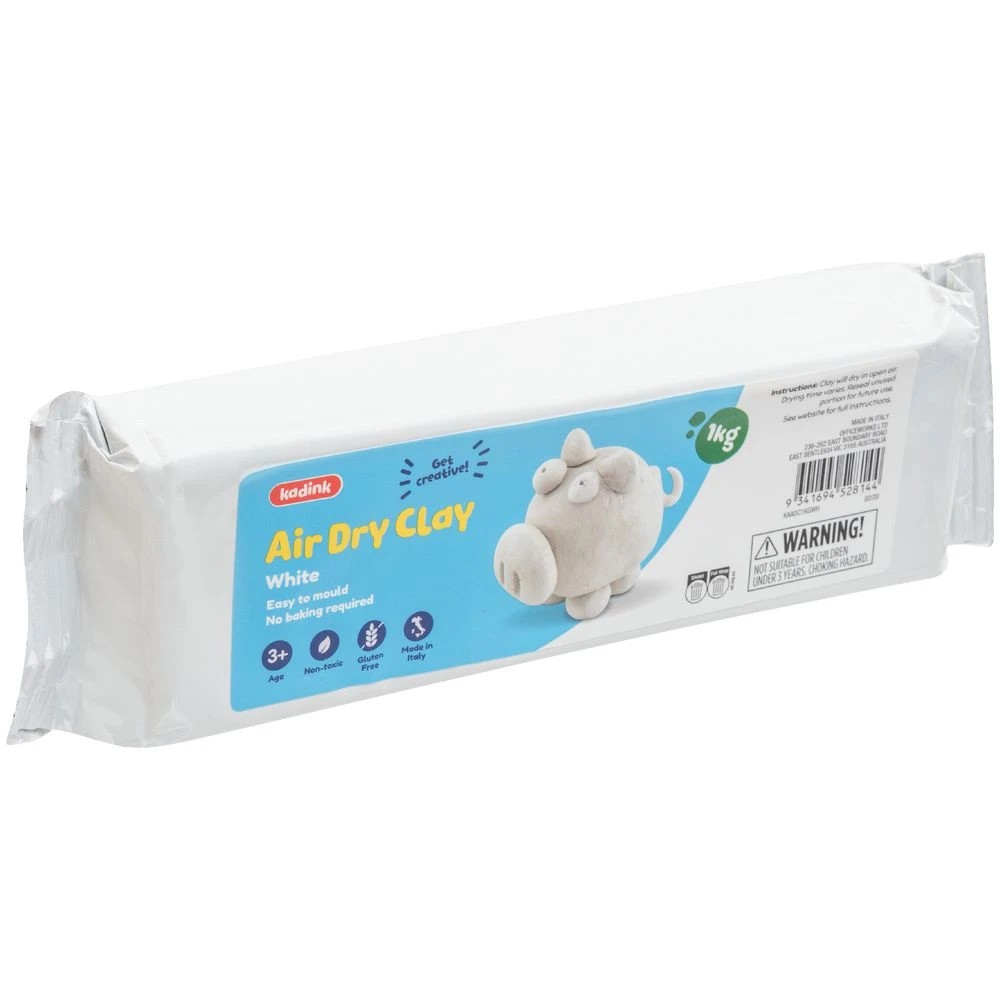 2 Kadink Air Drying Clay 1kg White, 2 of 6
