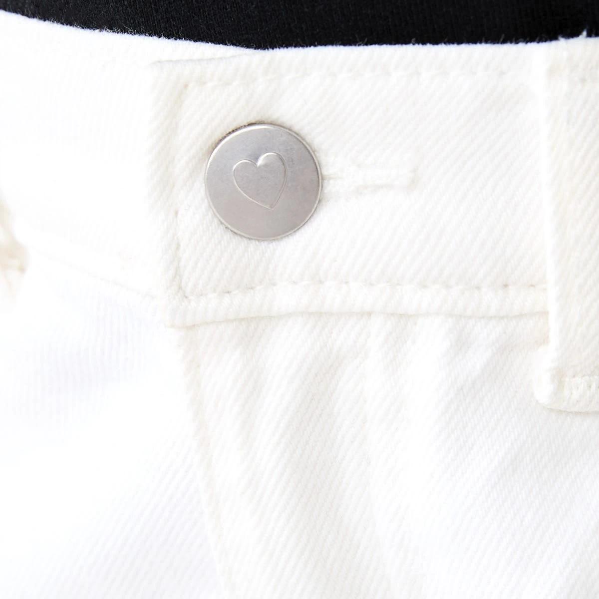 3 Wide Leg Denim Jeans Prtn White, 3 of 8