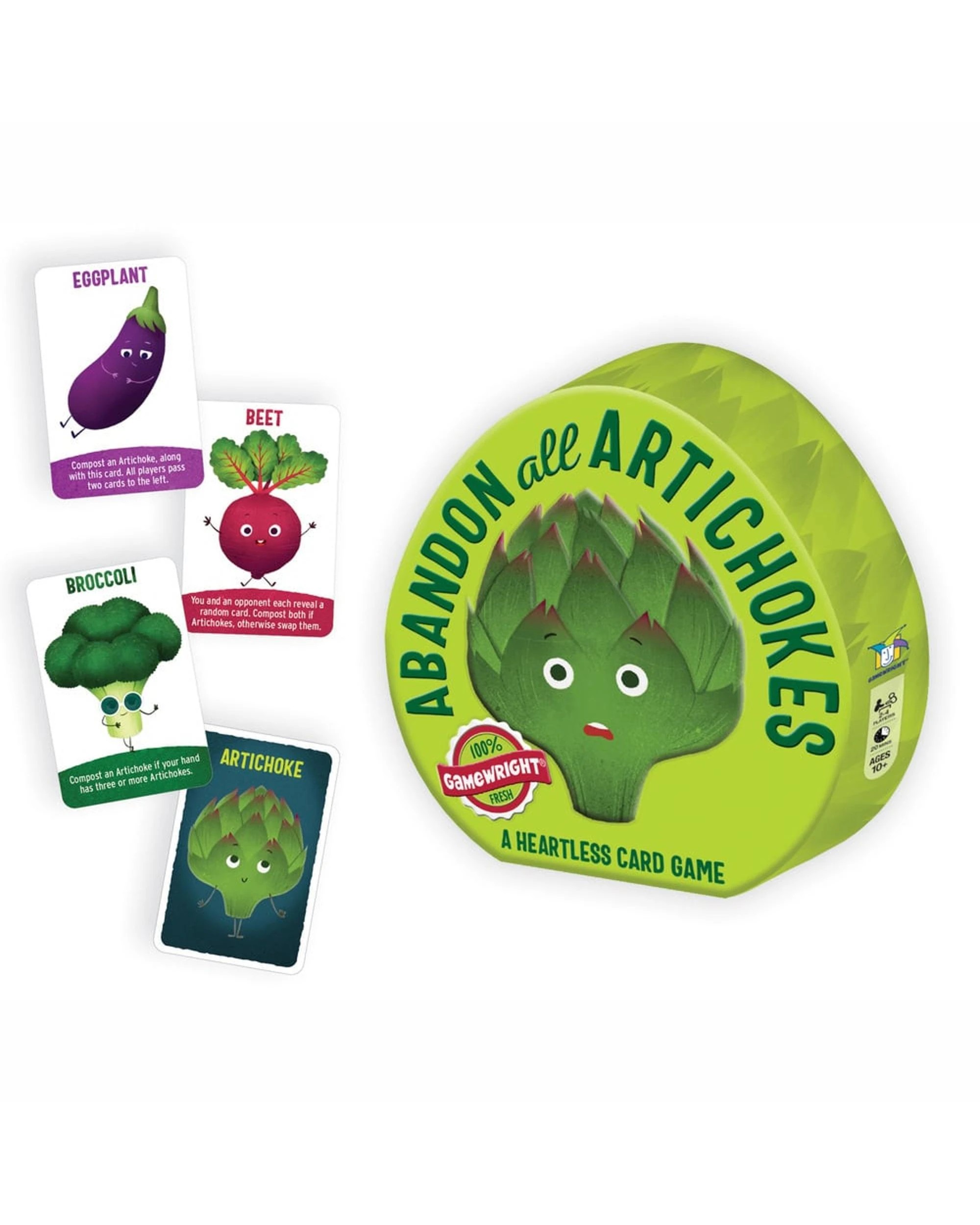 1 Abandon All Artichokes Tin Card Game, 1 of 1