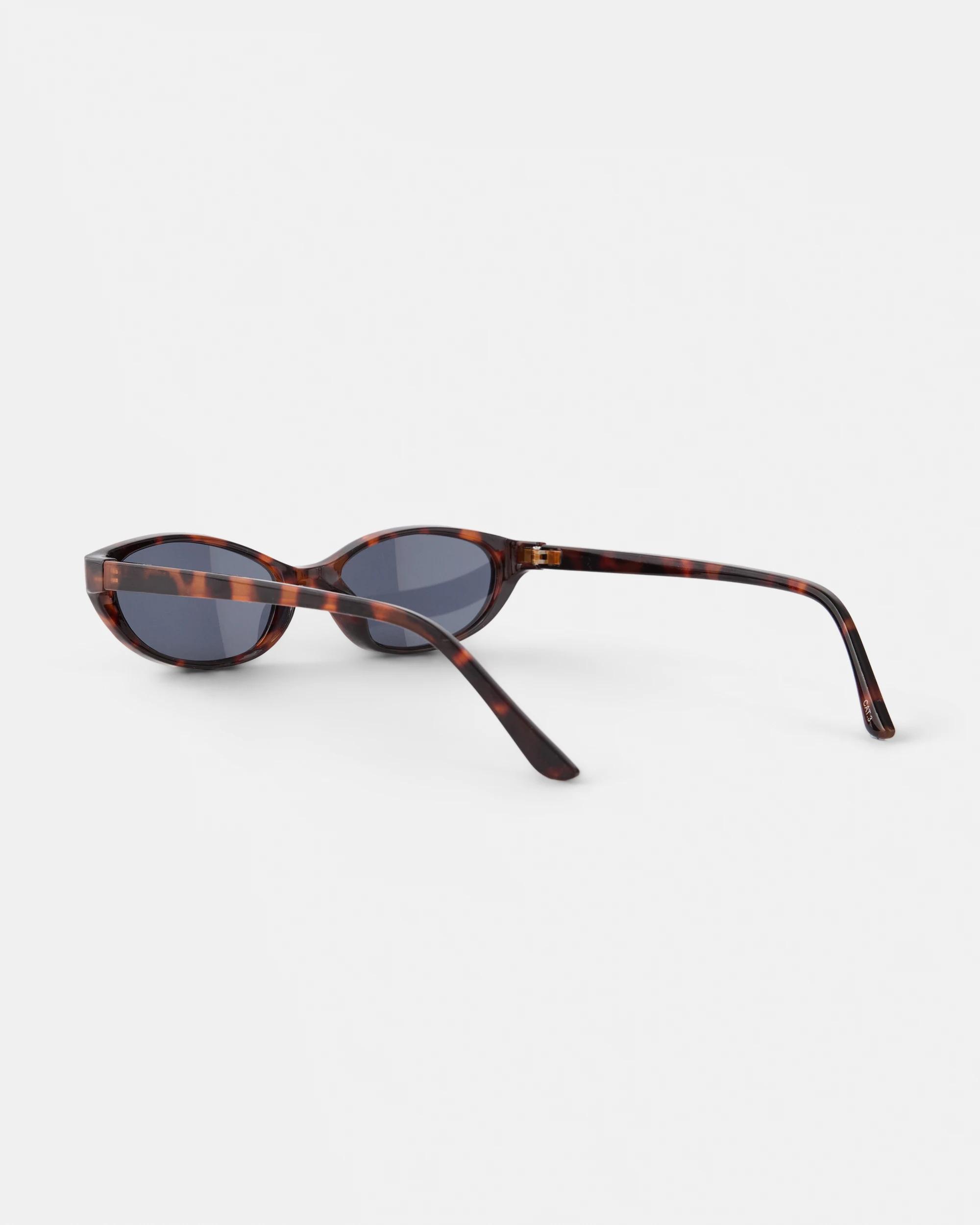 3 Thin Cat Eye Sunglasses Tort, 3 of 6