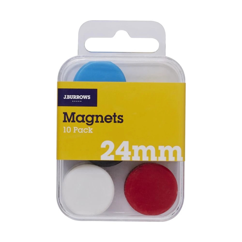 2 J.Burrows Round Magnets Assorted 10 Pack, 2 of 2