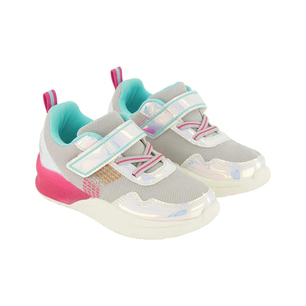 1 Junior Light Up High Top Shoes Lunar Grey, 1 of 6
