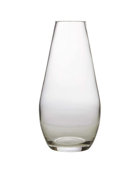 Maxwell & Williams Diamante Teardrop Handmade Glass Vase 25cm Gift Boxed - Clear