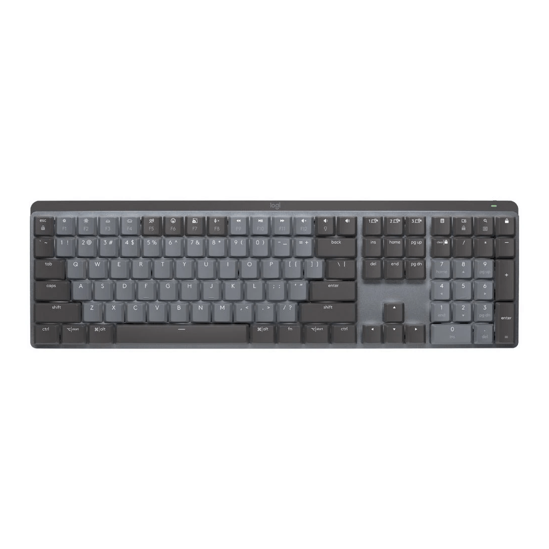 1 Logitech MX Mechanical Keyboard Tactile Quiet Graphite, 1 of 10