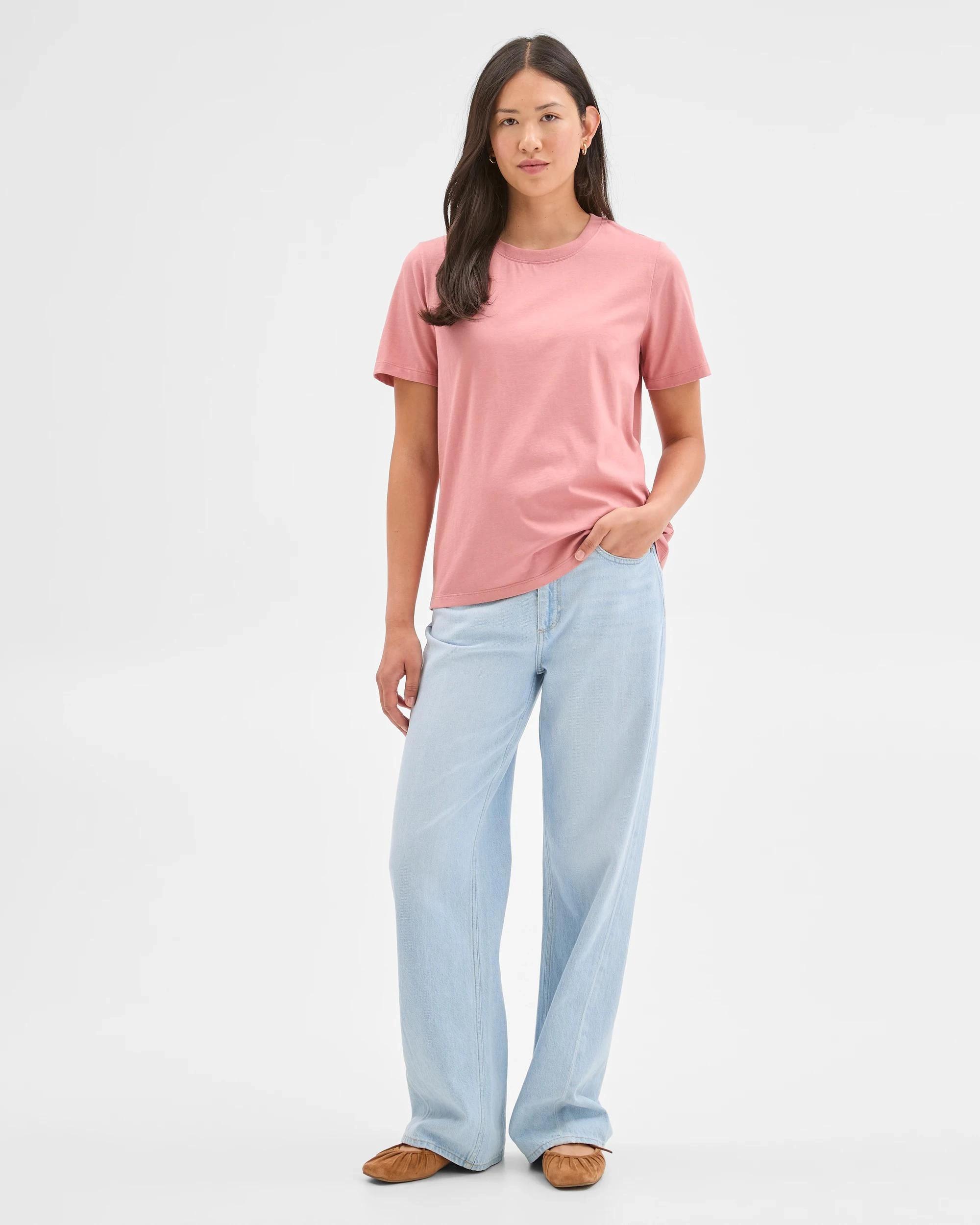 2 Target Australian Cotton Classic T-Shirt DUSTY ROSE, 2 of 6