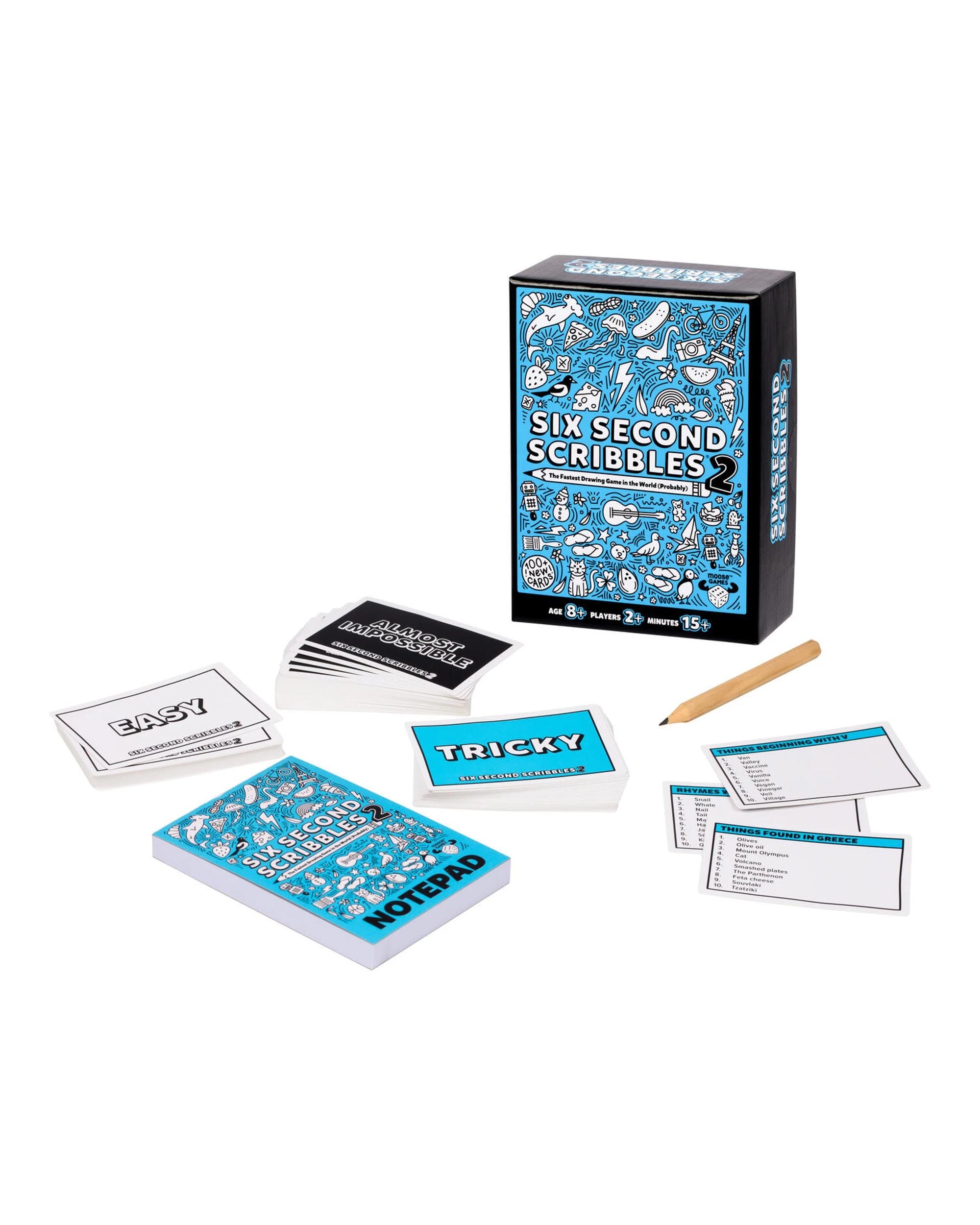 1 Six Second Scribbles 2 Card Game, 1 of 6