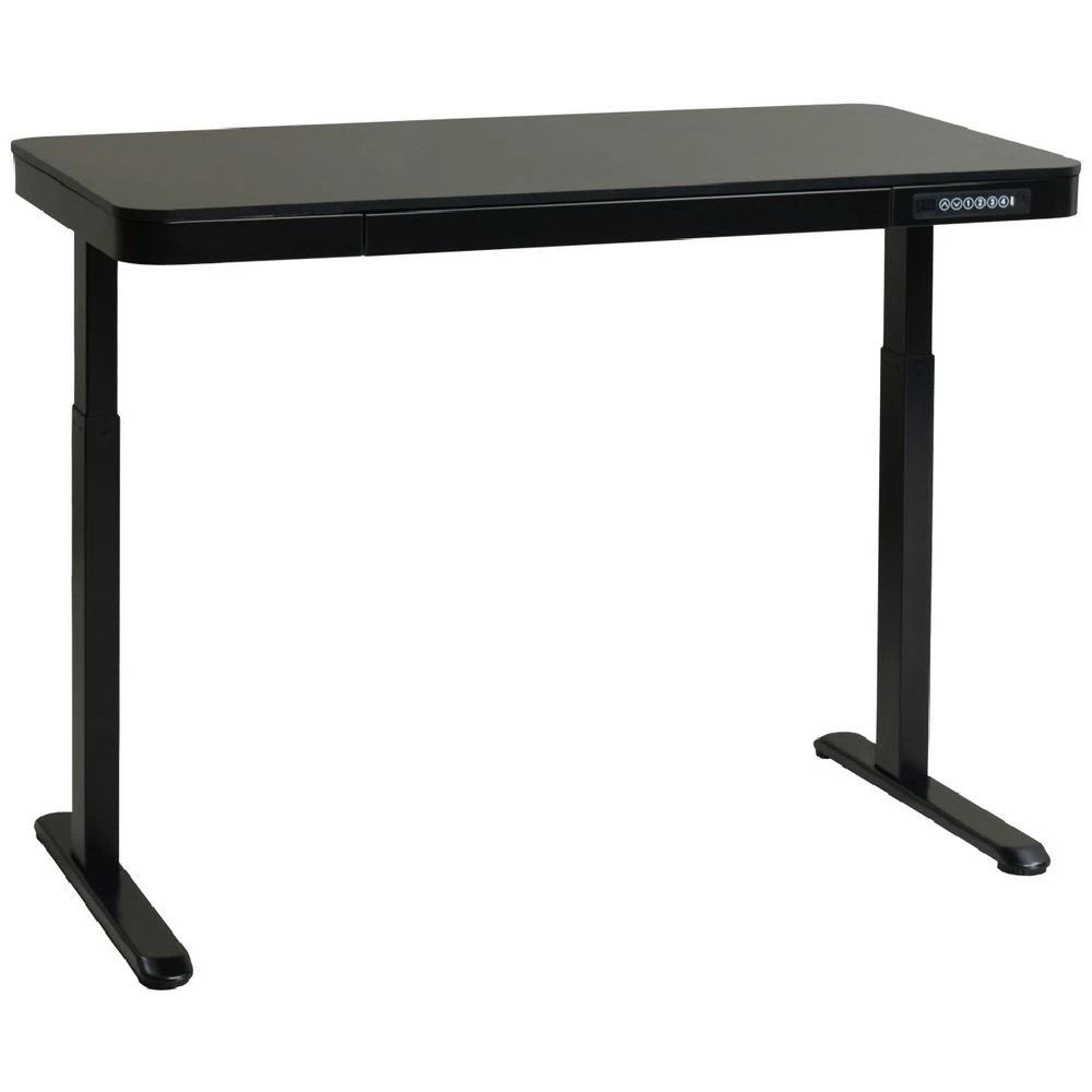 1 Newhaven Electric Sit Stand Desk with Drawer 1200mm Black Desks, Tables and Workstations, 1 of 10