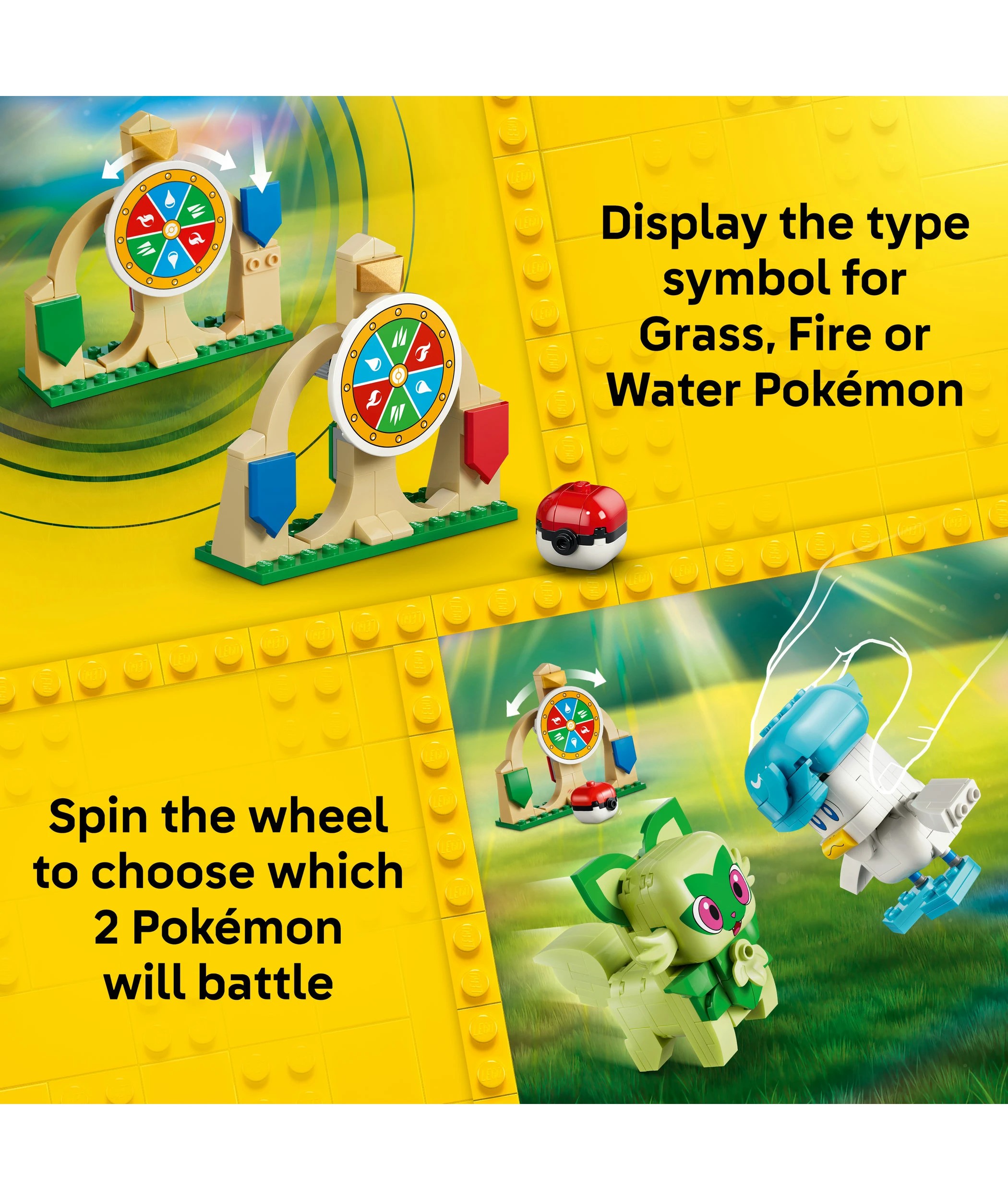 5 LEGO Pokemon SMART Play: Sprigatito, Fuecoco and Quaxly Battle 72158, 5 of 11