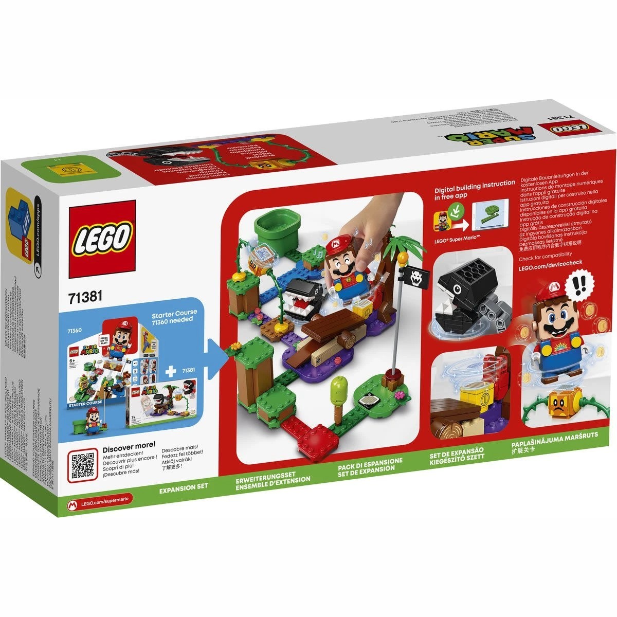 9 LEGO Super Mario Chain Chomp Jungle Encounter Expansion Set 71381, 9 of 9