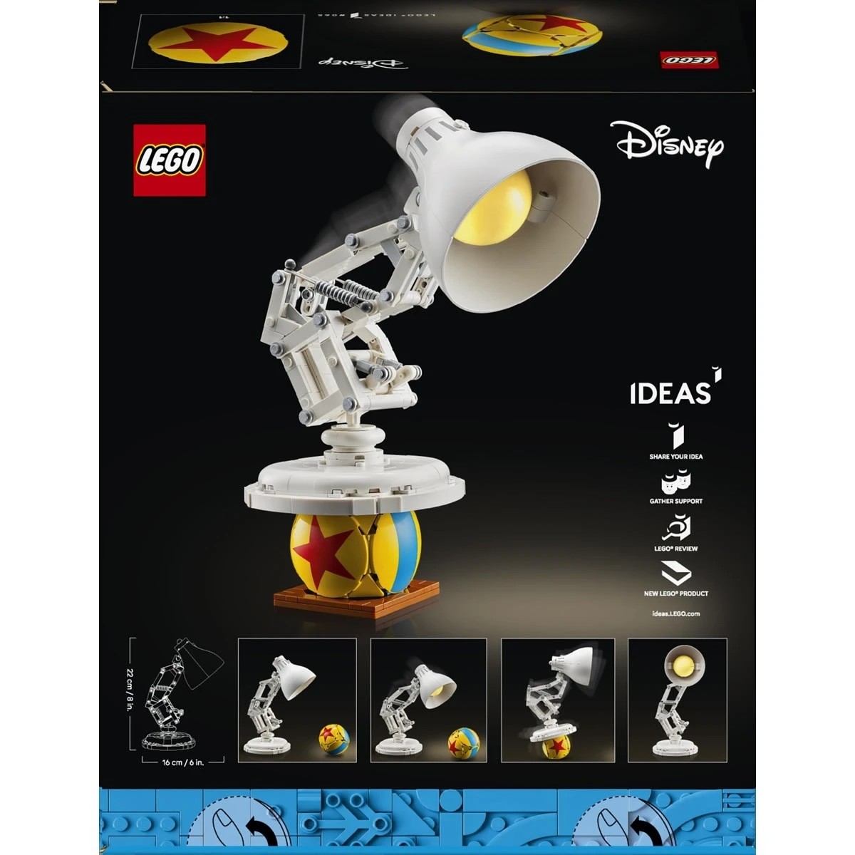 11 LEGO Ideas Disney Pixar Luxo Jr. 21357, 11 of 11