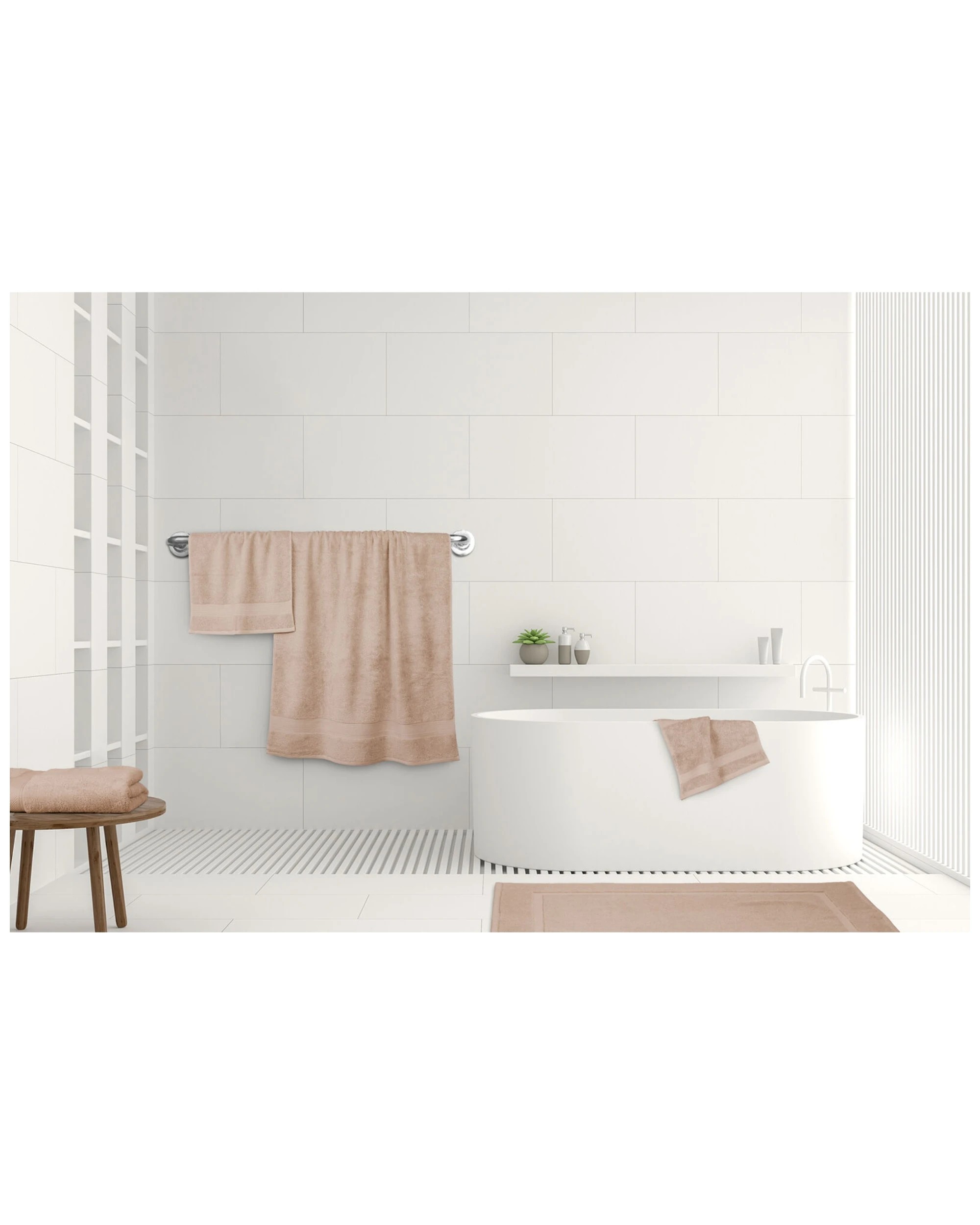 3 ARDOR 6PK Algodon St Regis Towel Collection Cotton Bath Mat 50x80cm 850gsm, 3 of 4