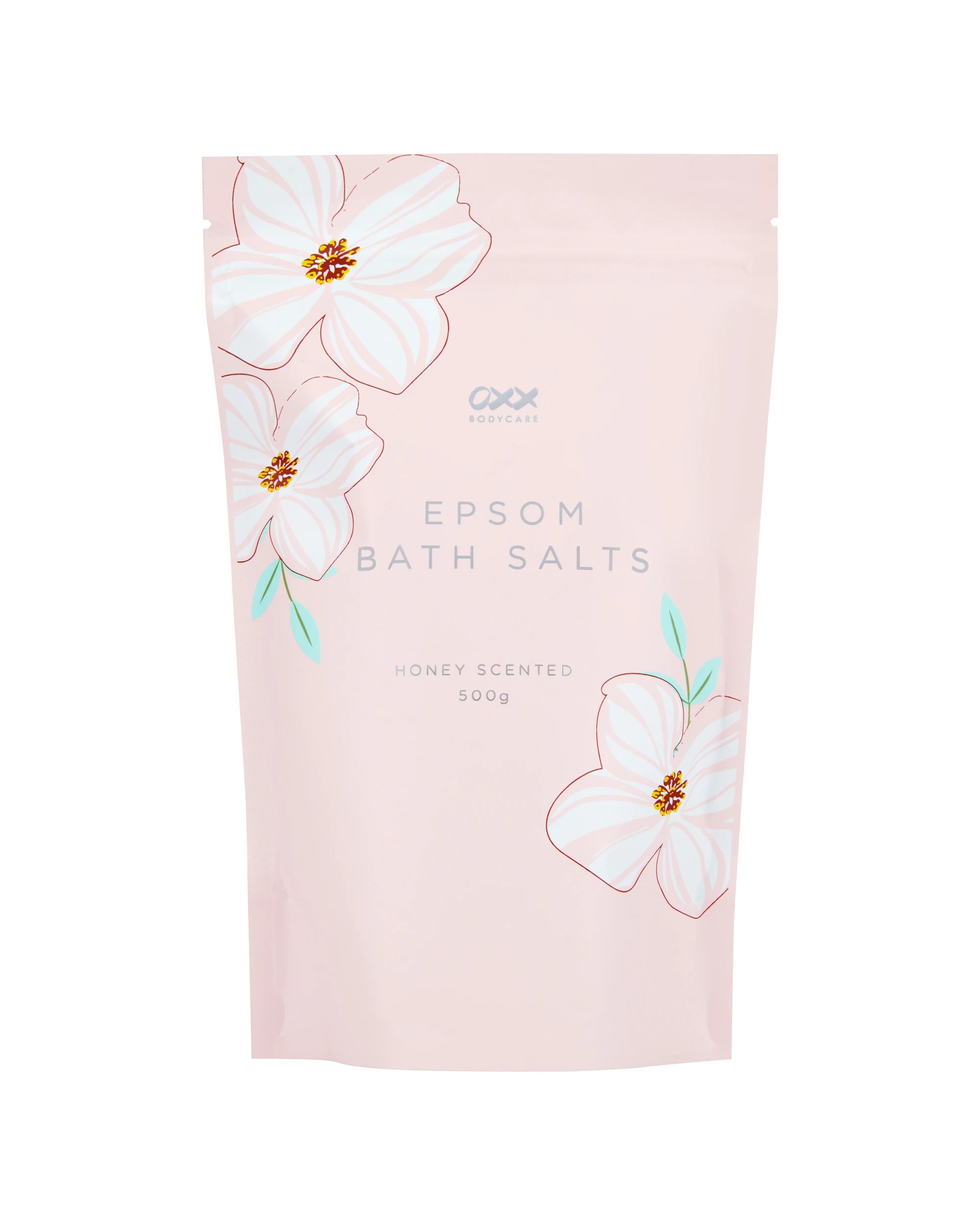 1 OXX Bodycare Epsom Body Salts 500g - Honey Scented, 1 of 3