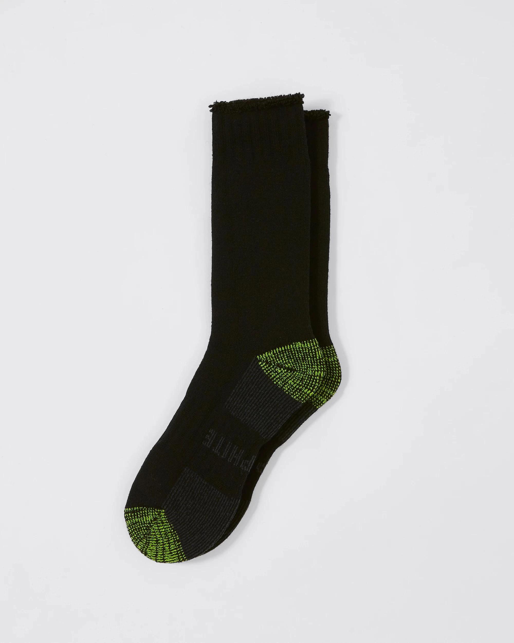 1 Graphite 2 Pack Wool Blend Outdoor Socks BLACK, 1 of 1