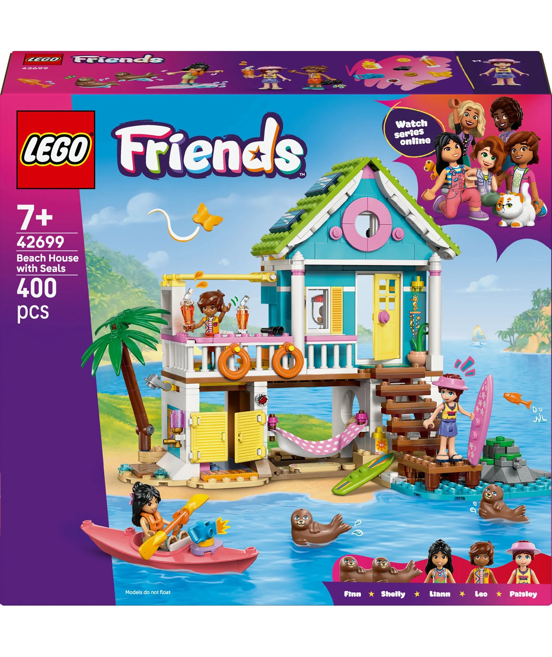 1 LEGO Friends Beach House with Seals 42699, 1 of 10