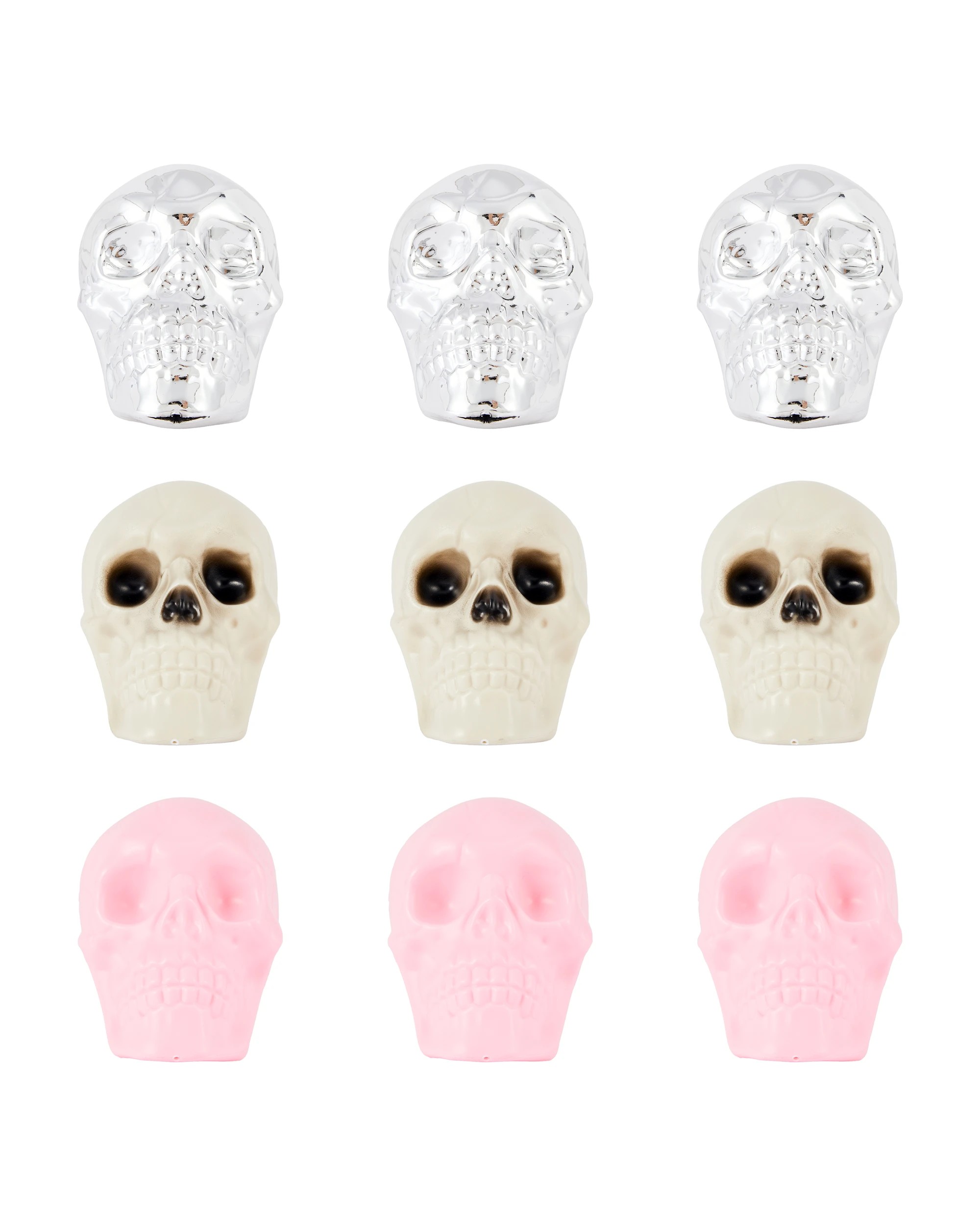 1 3 Pack Halloween Skulls - Assorted, 1 of 4