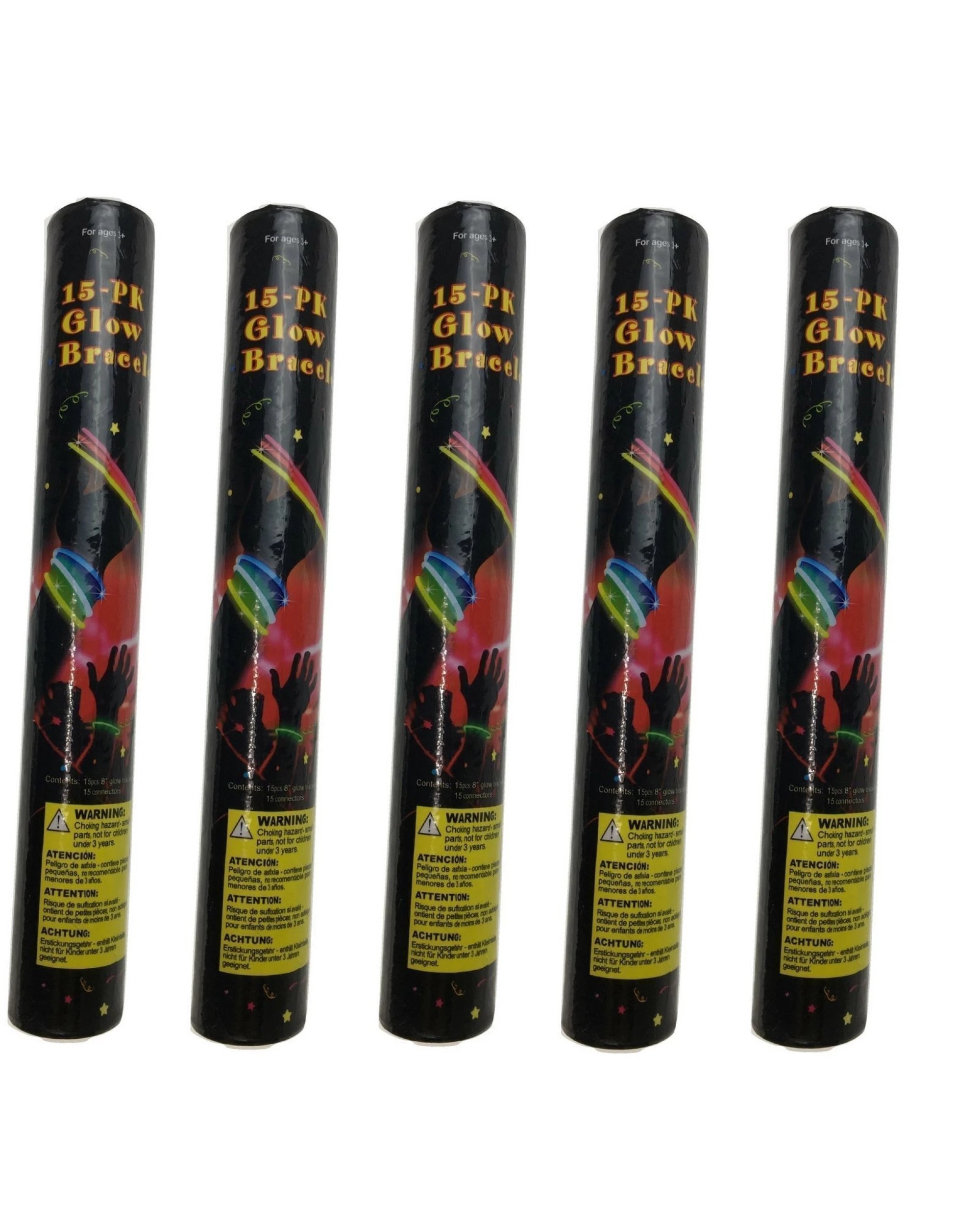 6 BR Toys Glow in the Dark Bracelets - 75 Pack of Party Light Accessories, 6 of 7