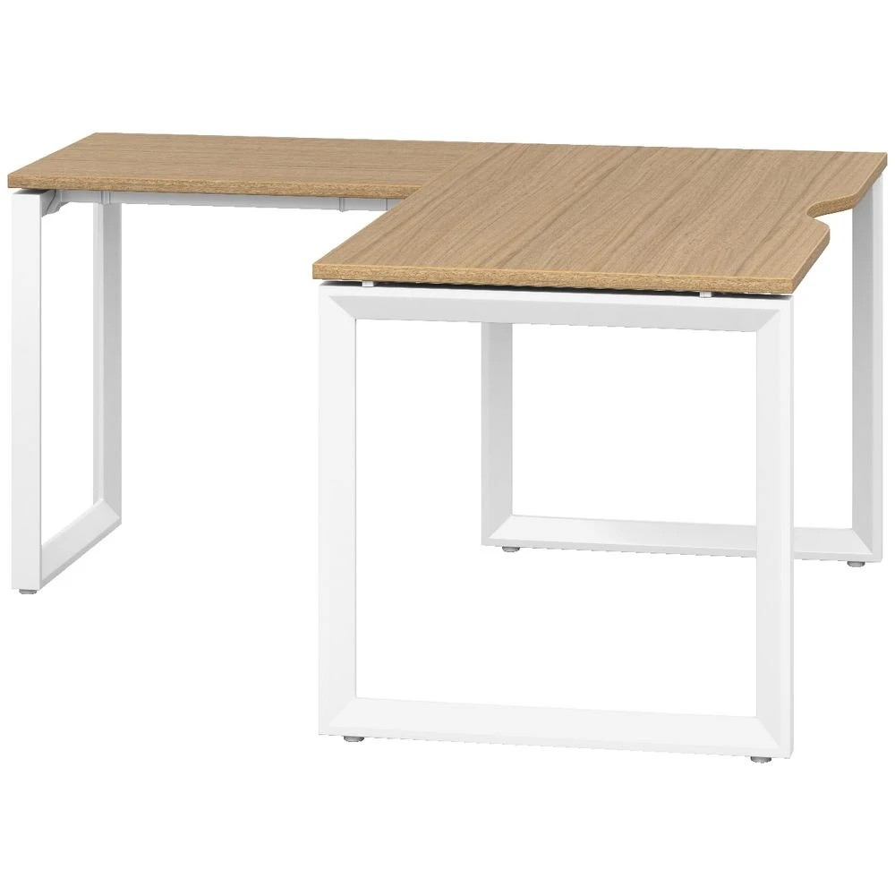 3 Stilford S2 Pro V1 Workstation 1500 x 750mm Oak/White Desks, Tables and Workstations, 3 of 3