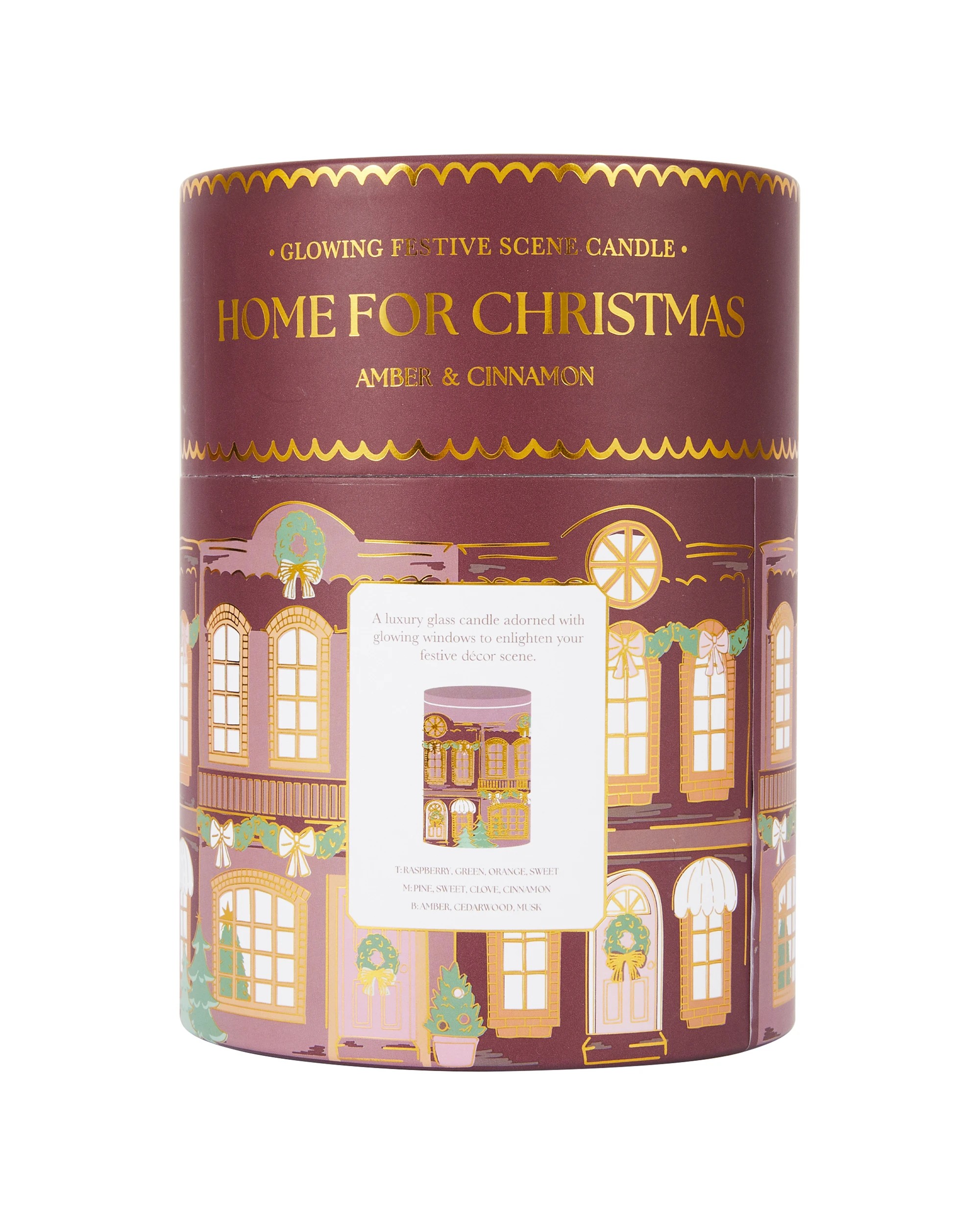 5 Home For Christmas Glowing Scene Candle, 5 of 6
