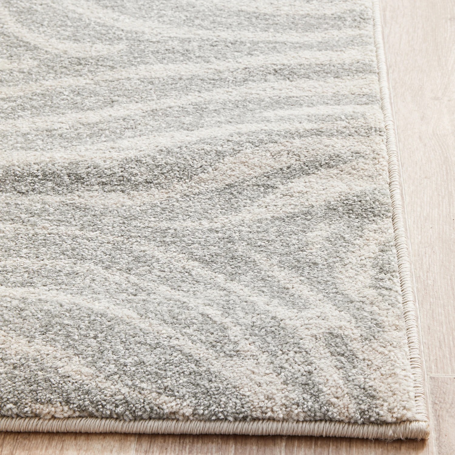 3 Common Ground Rugs Lustre Savannah 400x80cm - Large Runner Power Loomed Pet Friendly Rug - Silver, 3 of 6