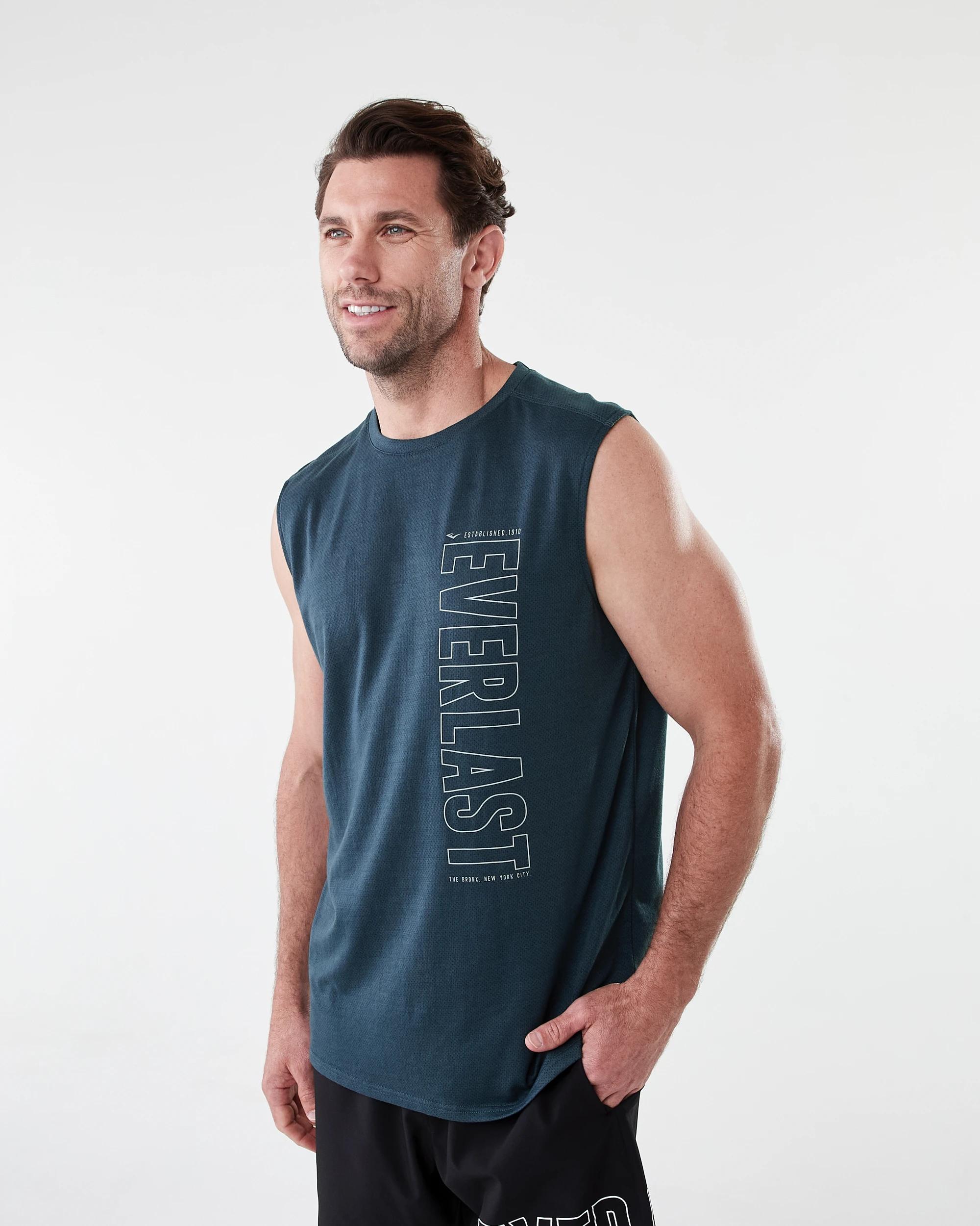 2 Everlast Mens Neo Mesh Muscle Navy Steel, 2 of 6