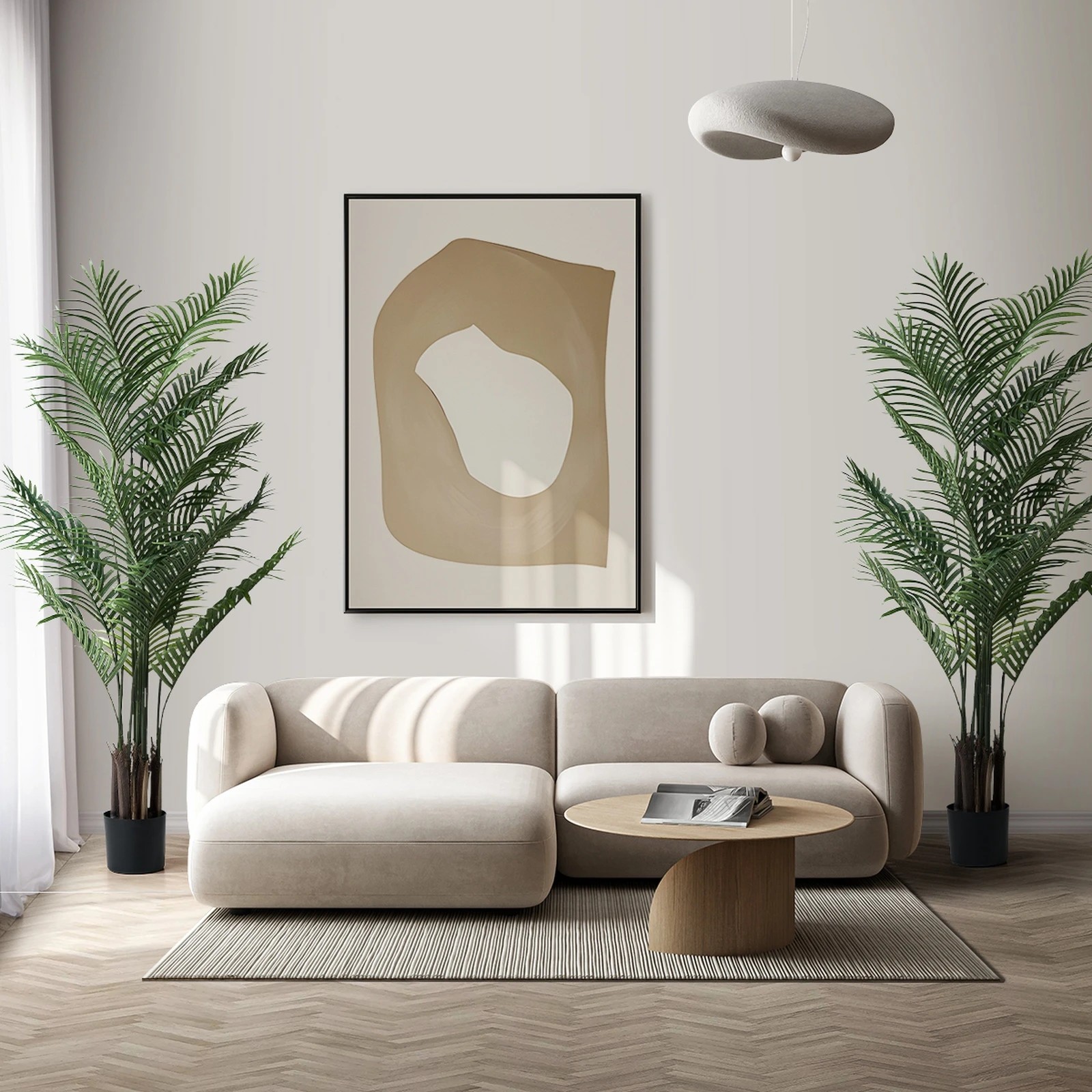 4 Livsip 2 Pack Artificial Palm Tree 180cm - Green, 4 of 10