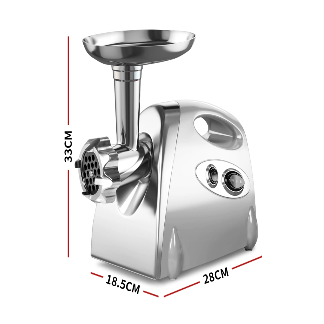 3 Spector 800W Electric Meat Grinder Mincer -Silver, 3 of 7