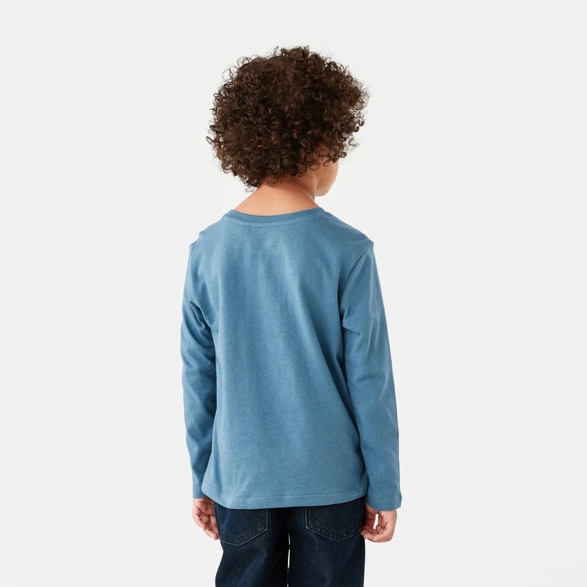 2 Long Sleeve Print T-shirt Blu Robo, 2 of 8