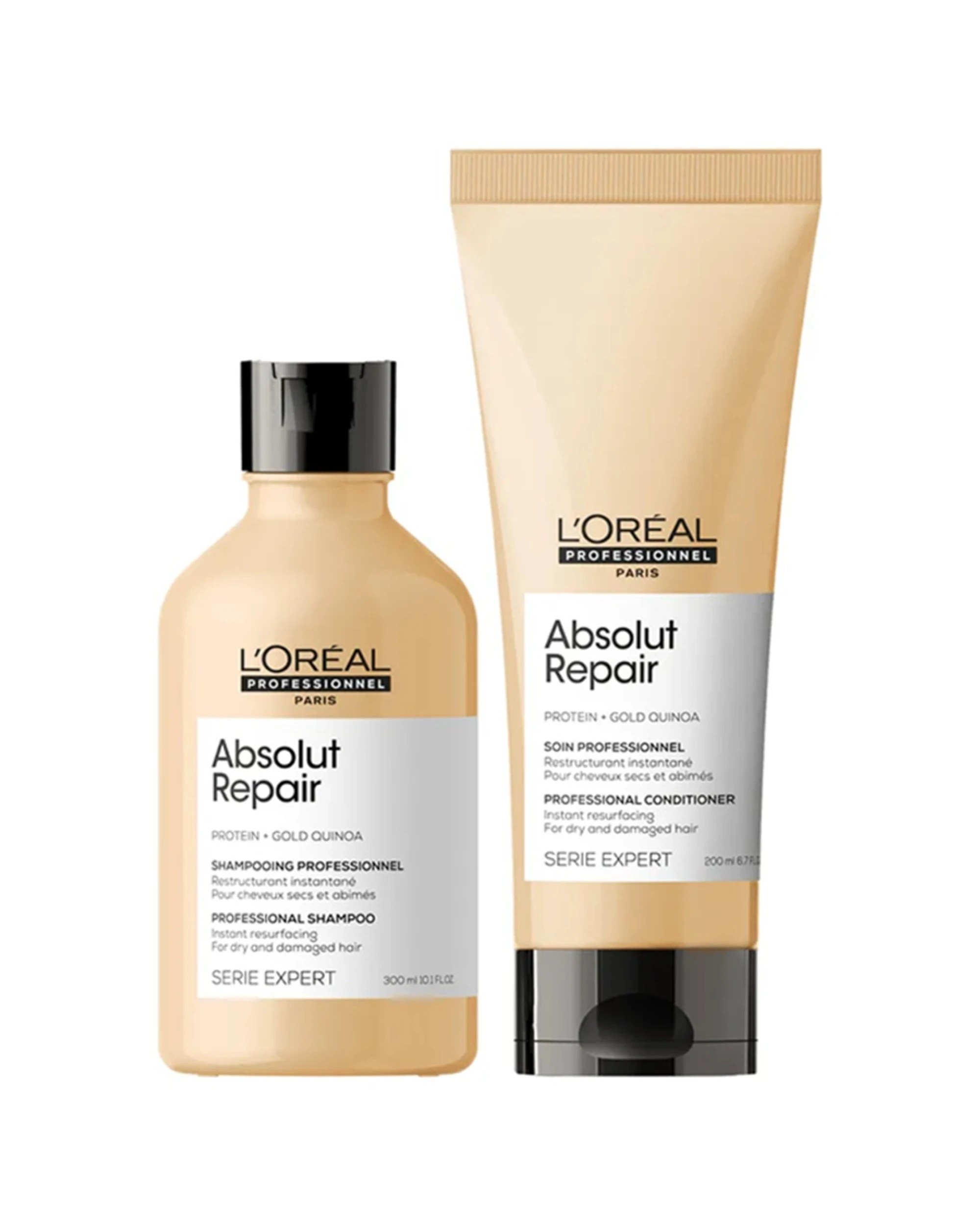 1 L'Oreal Professionnel 2pc Absolut Repair Set Shampoo 300ml Conditioner 200ml Hair Care Kit - Multi, 1 of 1