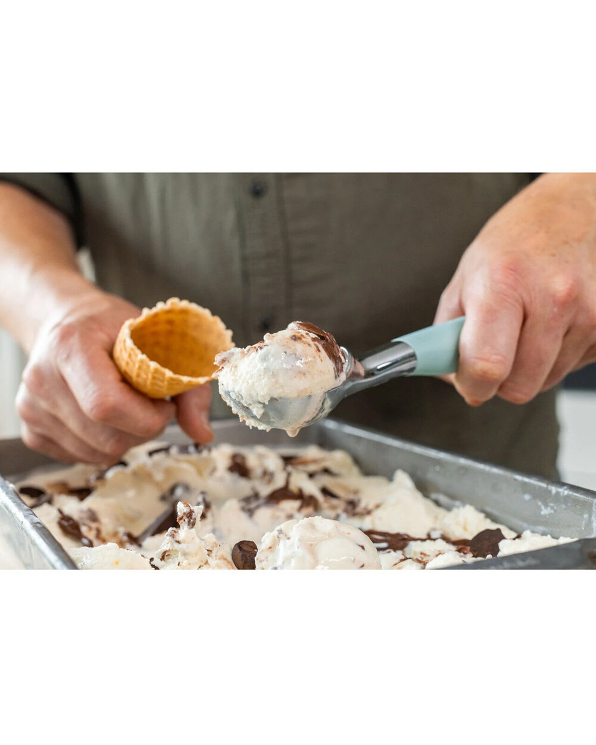 6 KitchenAid 2PK Soft Grip Metal Ice Scoop Ergonomic Handle Dishwasher Safe - Blue, 6 of 6