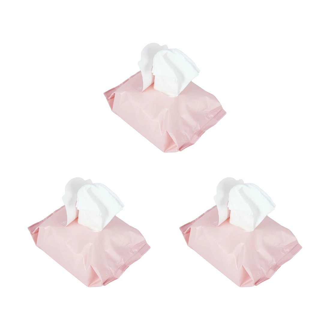 3 Triple Pack Cleansing & Makeup Removal Facial Wipes - Fragrance Free, 3 of 6