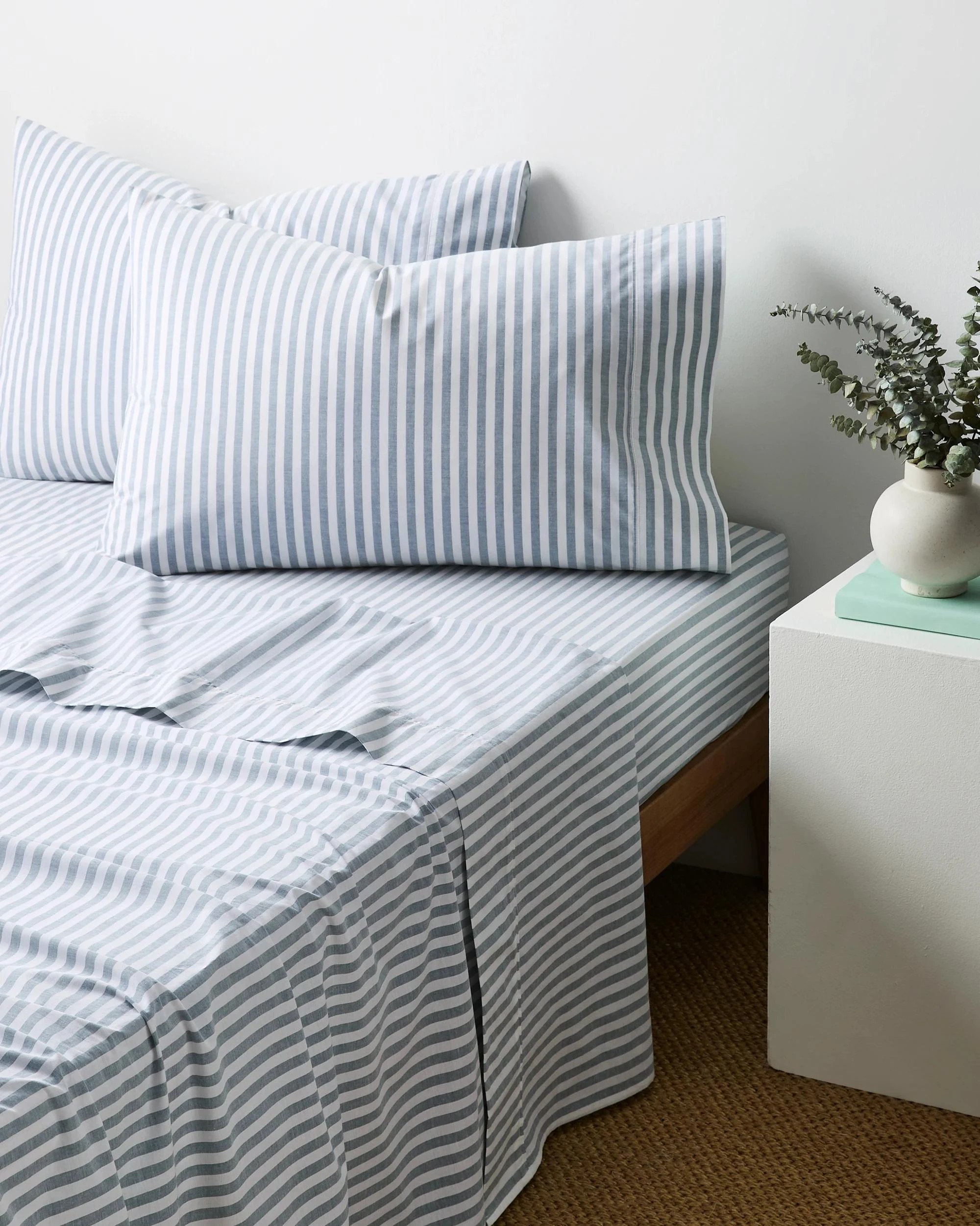 1 Target Australian Cotton Mix & Match Flat Sheet - Single Bed - Green, 1 of 2