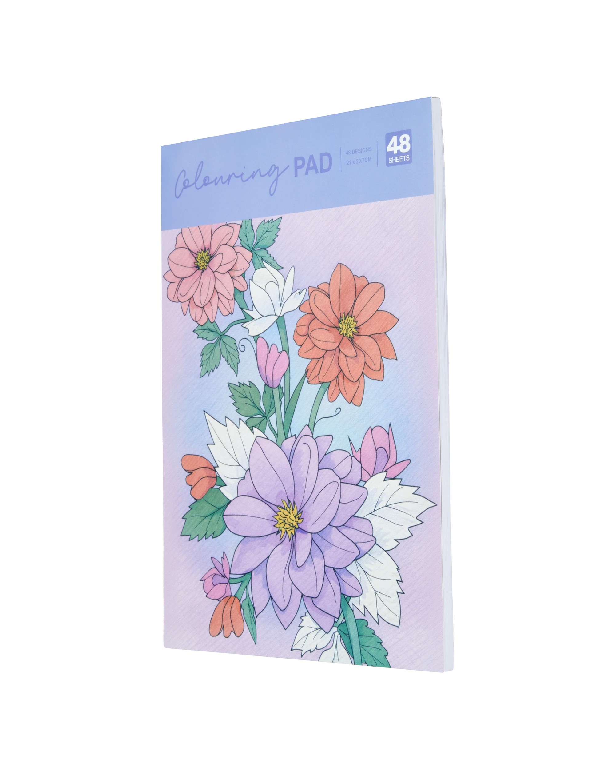 3 Colouring Pad - Floral, 3 of 4