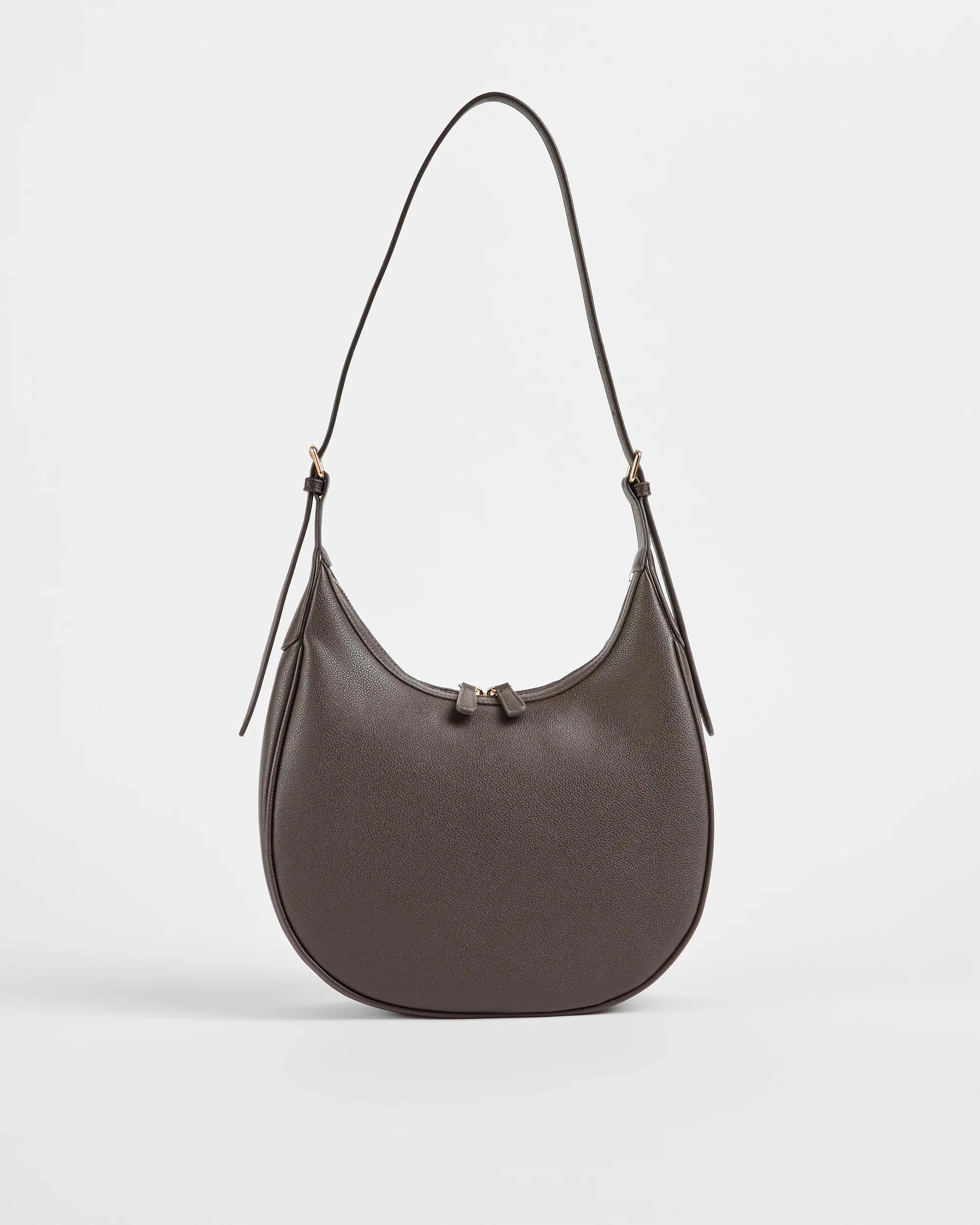 1 Target Woman Soft Slouchy Shoulder Bag CHOCOLATE, 1 of 2