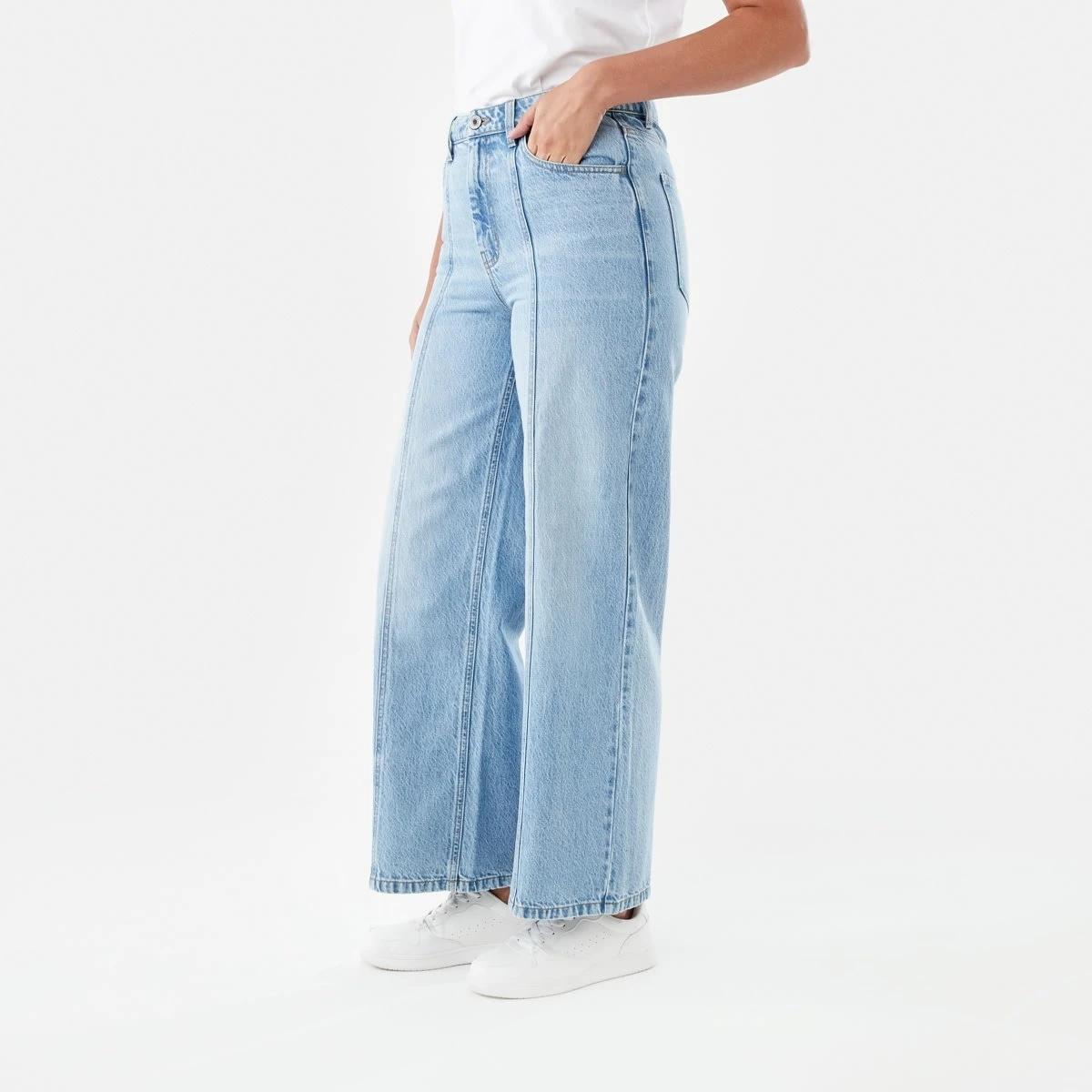 2 Seam Front Jeans LIGHT WASH DENIM, 2 of 7