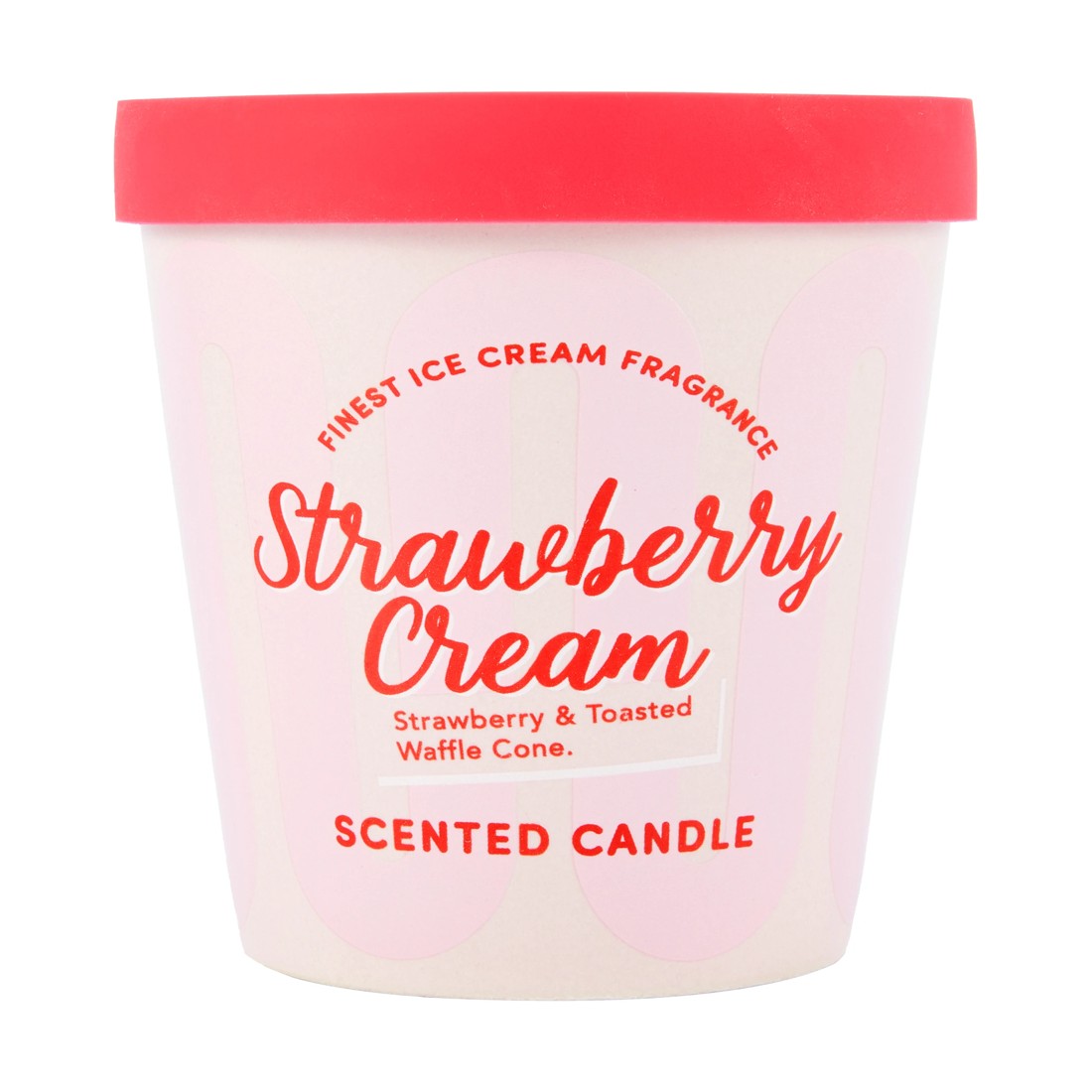 1 Strawberry Cream Ice Cream Candle, 1 of 6