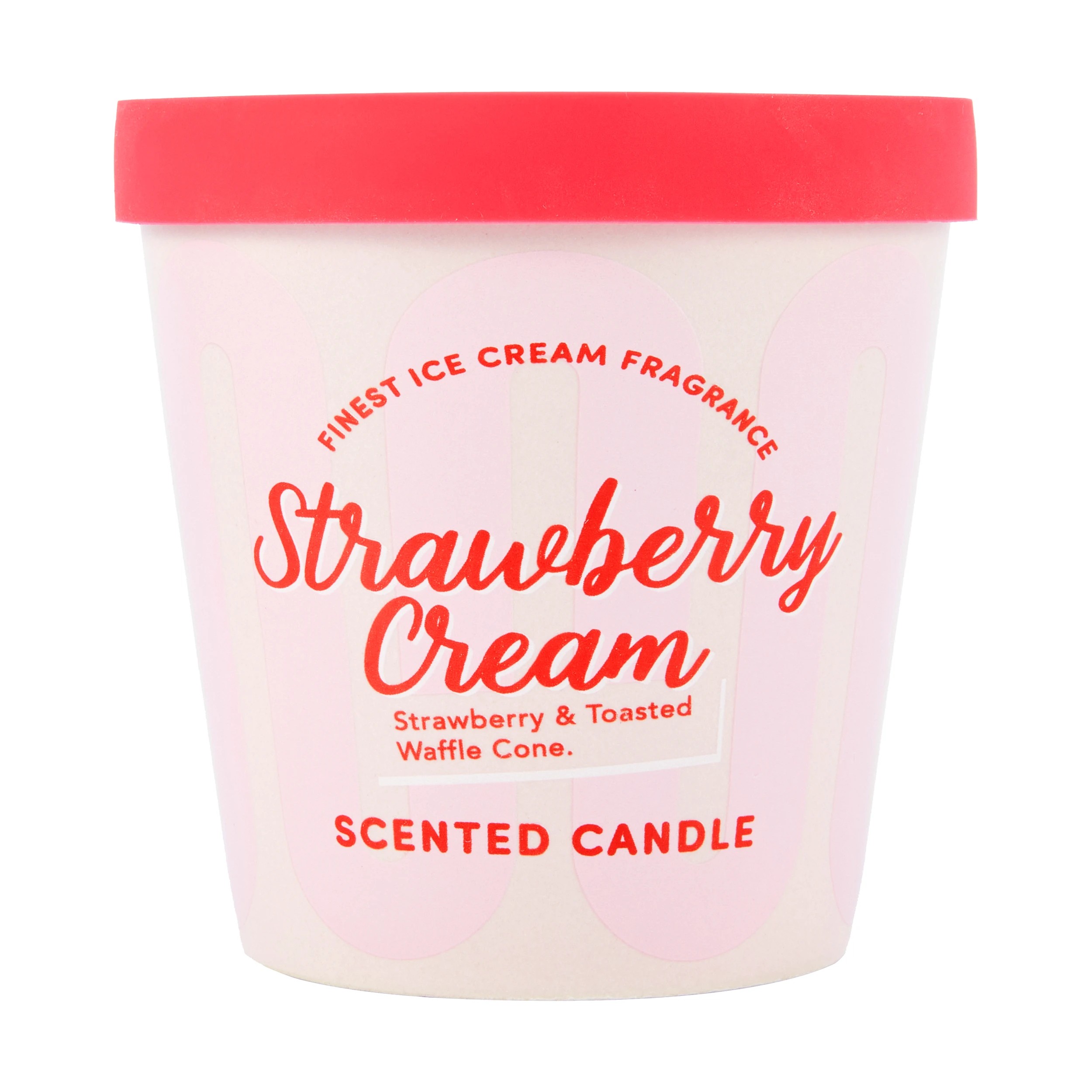 1 Strawberry Cream Ice Cream Candle, 1 of 6